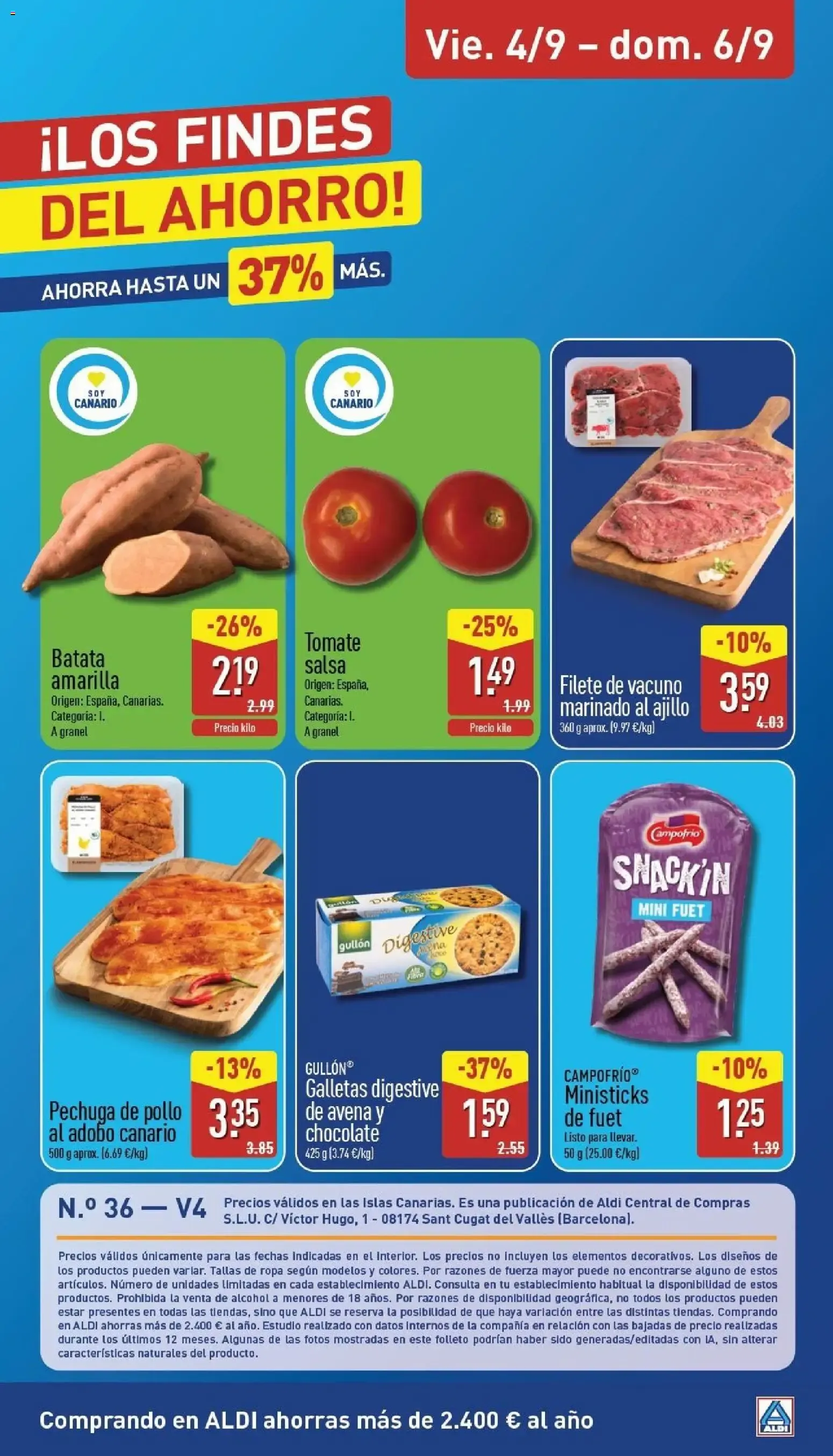 Catálogo de Aldi folleto | Catálogo 31 de agosto al 6 de septiembre 2026 - Página 34