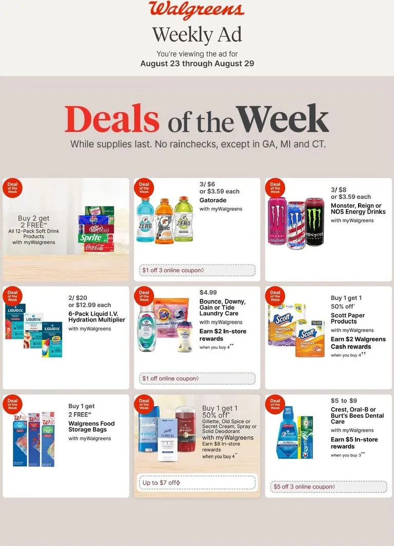 Walgreens Weekly Ad - Deals of the Week