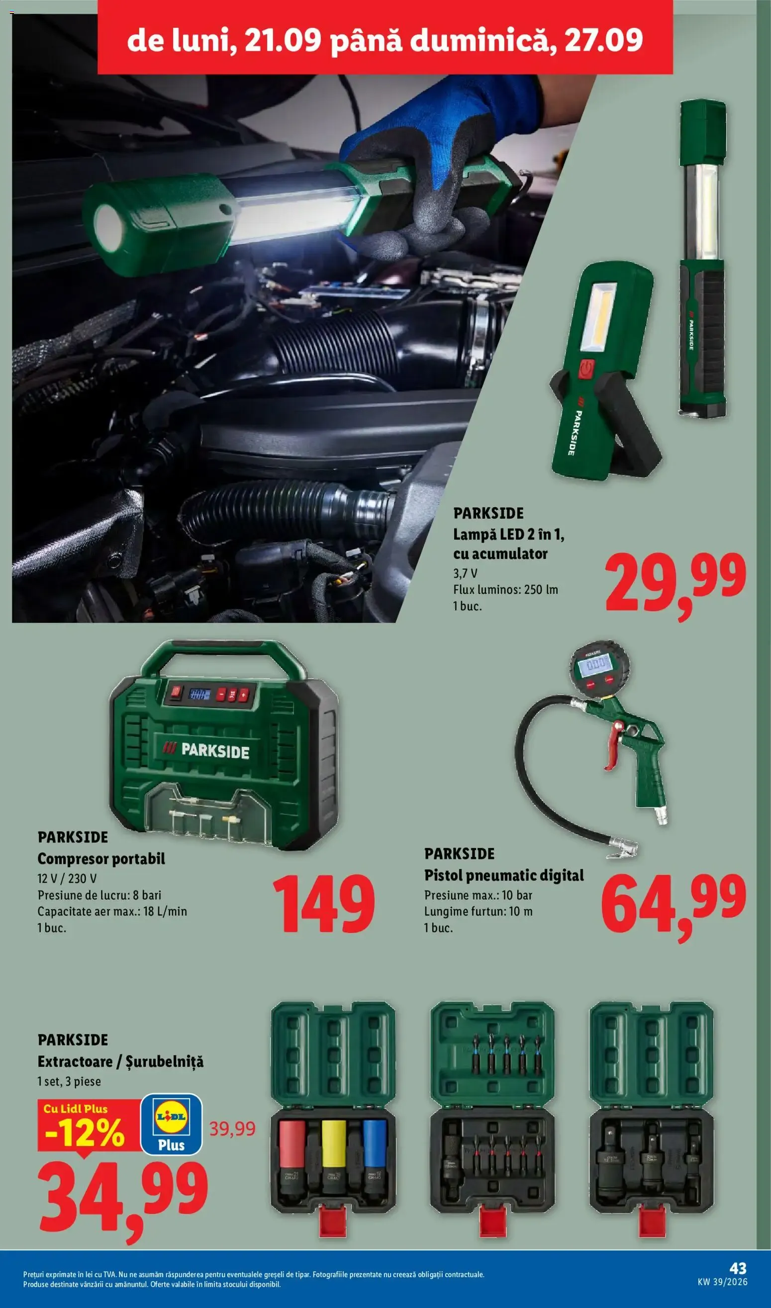 Catalog Catalog LIDL 21.09.2026 - Oferta și Revista online de la 21 septembrie până la 27 septembrie 2026 - Revista Pagina 43