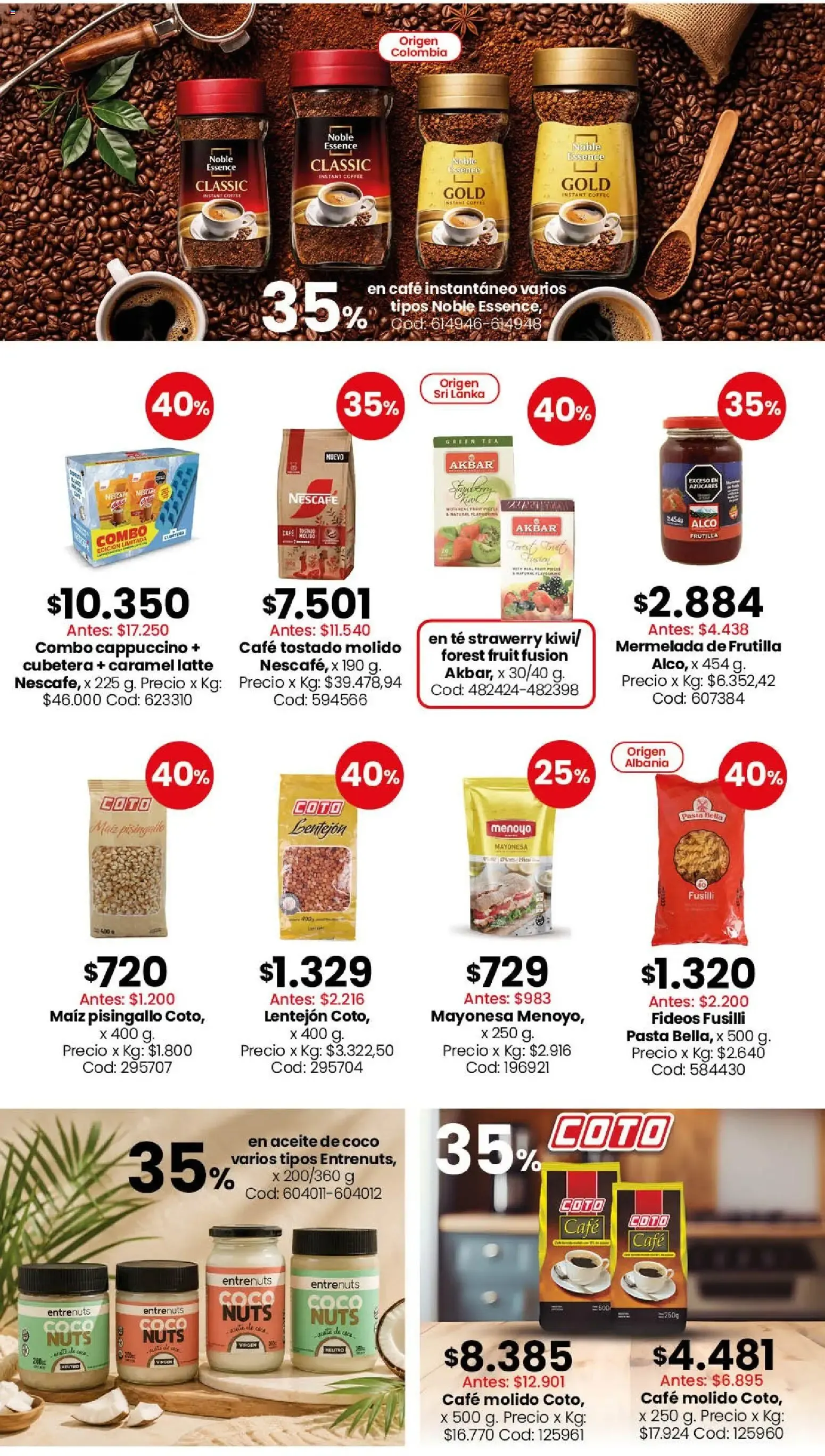 Ofertas de Coto - Almacén y bebidas || del 13/07/2026 - 19/07/2026 || Descuentos 13 de julio al 19 de julio 2026 - Página 2 del catálogo
