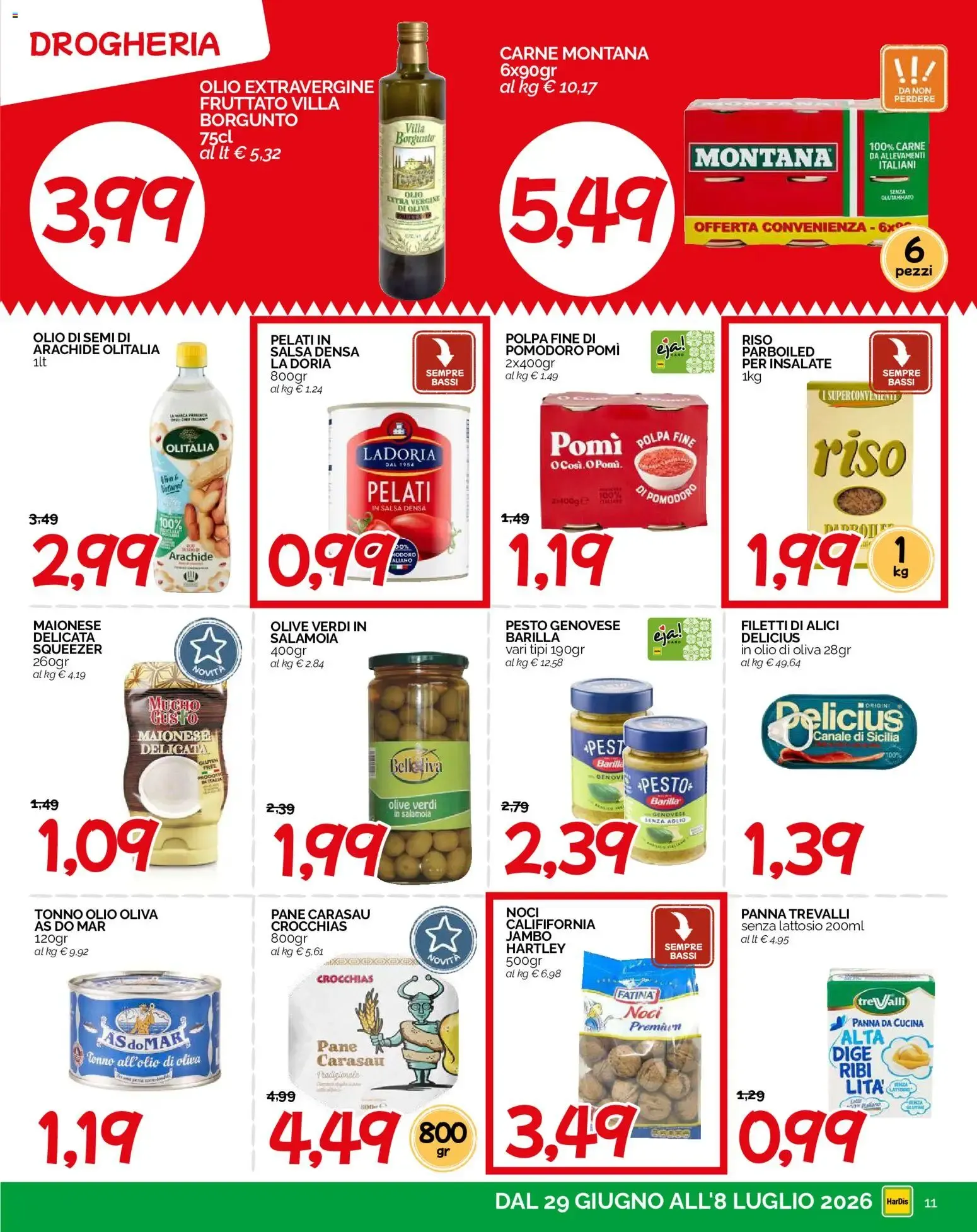HarDis volantino dal 29/06/2026 - online Offerte da 29 giugno a 8 luglio di 2026 - Pagina del volantino 11