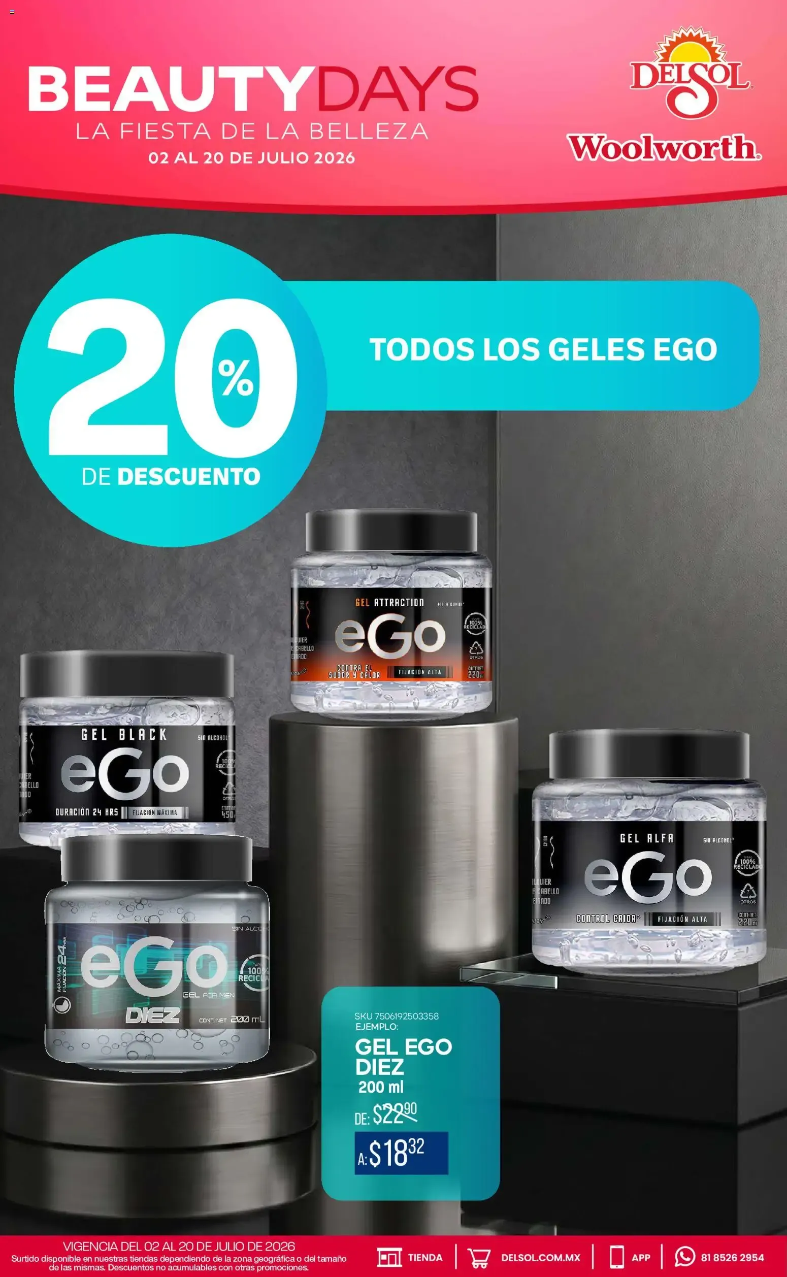 Catálogo de Del Sol y Woolworth katalog Beauty Days (02/07/2026 - 20/07/2026) - catálogo en línea 2 de julio al 20 de julio 2026 - Pagina 10