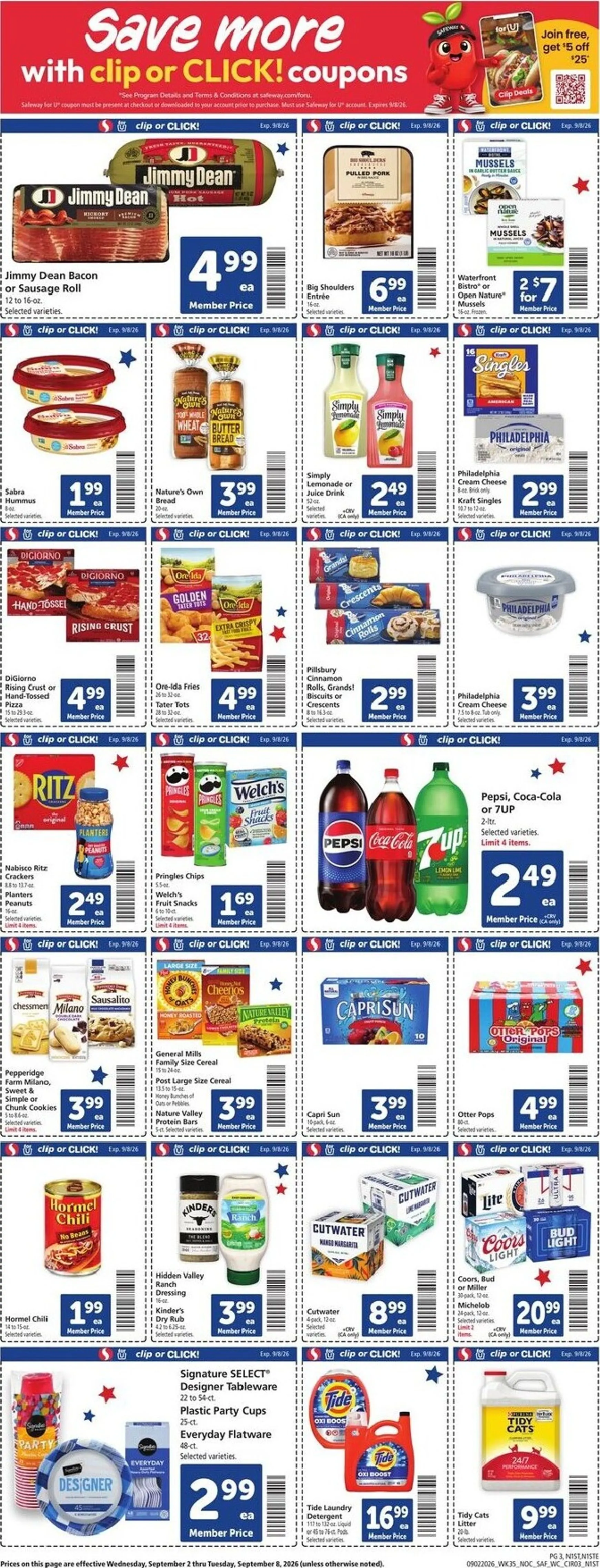 Weekly ad Safeway Weekly Ad from September 2 to September 8 2026 - Page 3