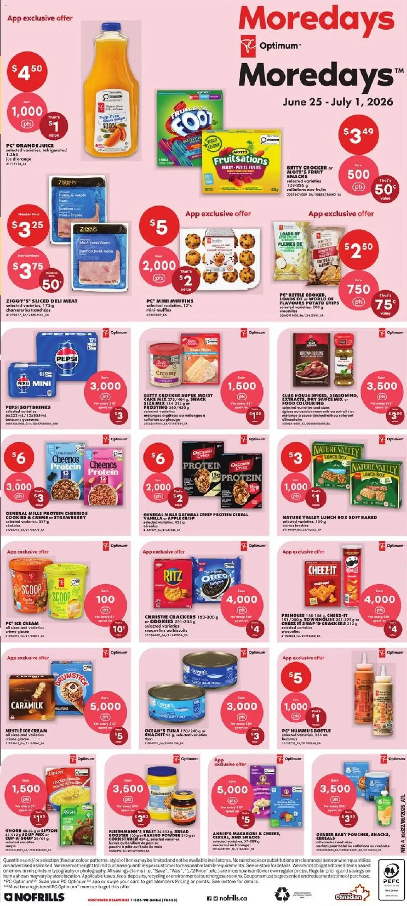 No Frills Happy Canada Day! Deals for Days Event from June 25 to July 1 2026 - flyer page 4