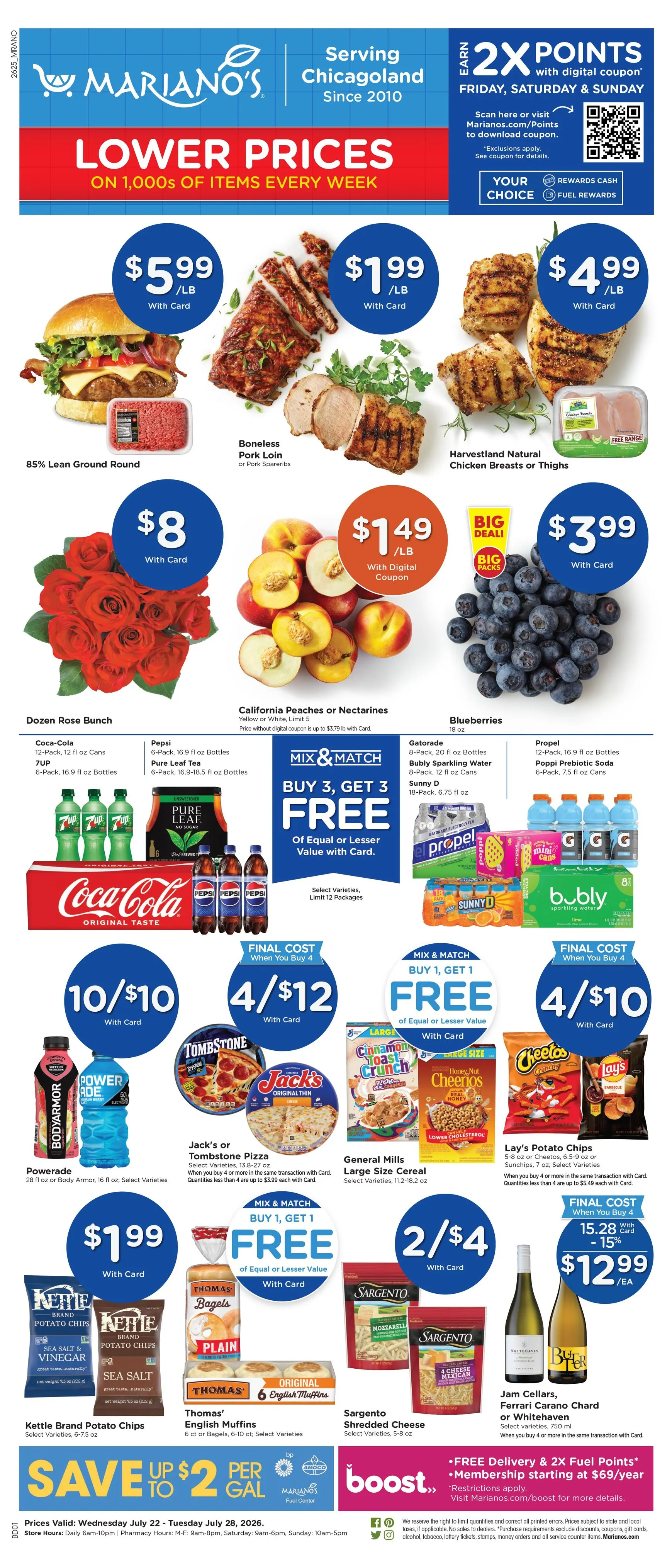 Weekly ad LOWER PRICES ON 1,000s OF ITEMS EVERY WEEK from July 22 to July 28 2026 - Page 1