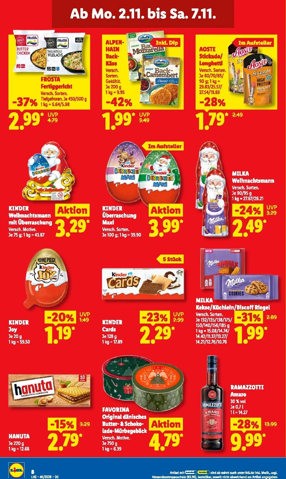 Lidl Sparen beim Preisführer von 2. November bis 7. November 2026 - Prospekt seite 15