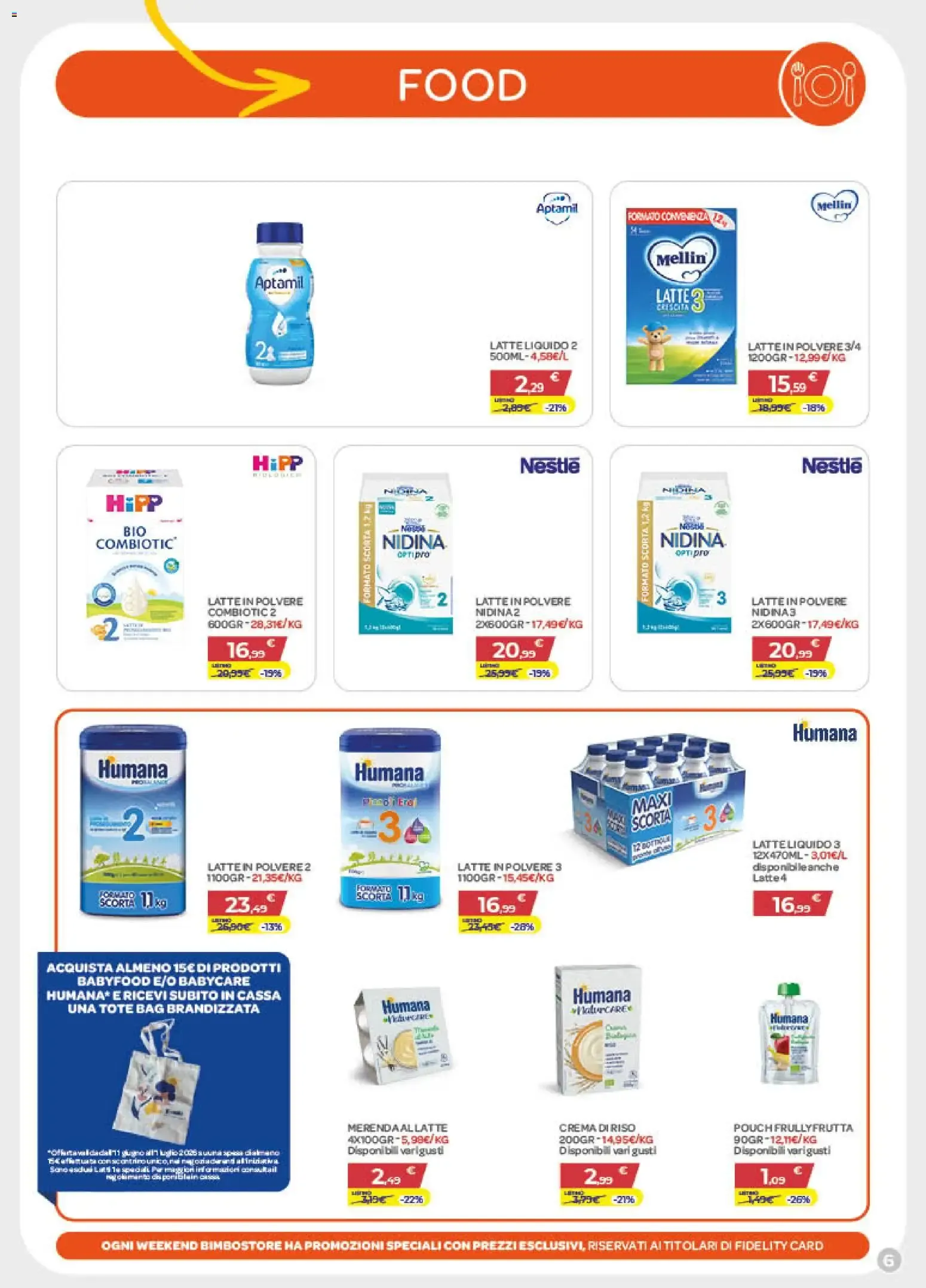 Bimbo store volantino dal 11/06/2026 - online Offerte da 11 giugno a 1 luglio di 2026 - Pagina del volantino 6