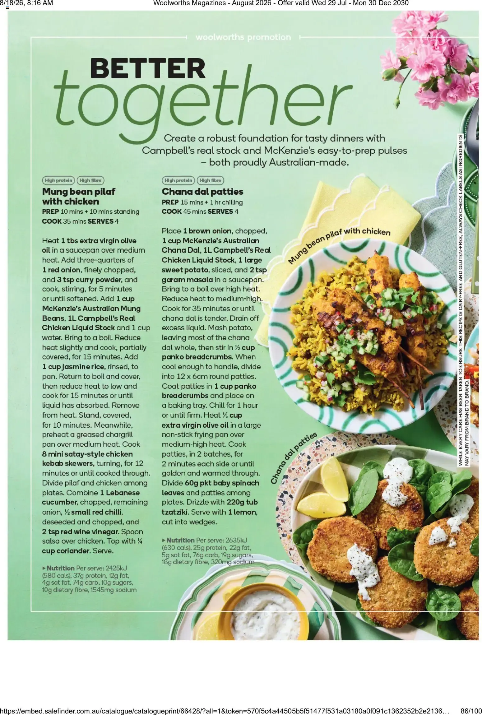 Woolworths Fresh Ideas - August 2026 - Catalogue valid from 29 July to 30 December 2030 - page 86