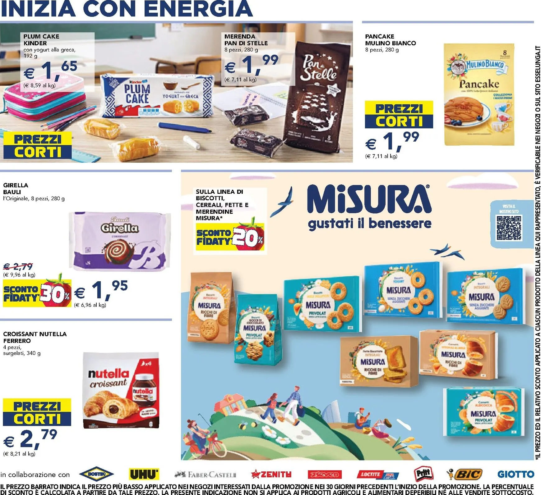 Volantino attuale di Esselunga - Scuola e Colazione valido dal lunedì 24/08/2026 al mercoledì 09/09/2026 da 24 agosto a 9 settembre di 2026 - Pagina del volantino 18