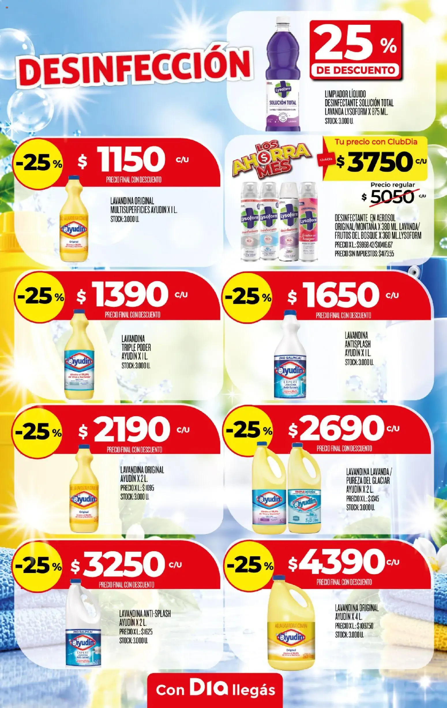 Ofertas de Supermercado DIA - Especial Desinfeccion del 07/10/2026 - 13/10/2026 7 de octubre al 13 de octubre 2026 - Página 1 del catálogo