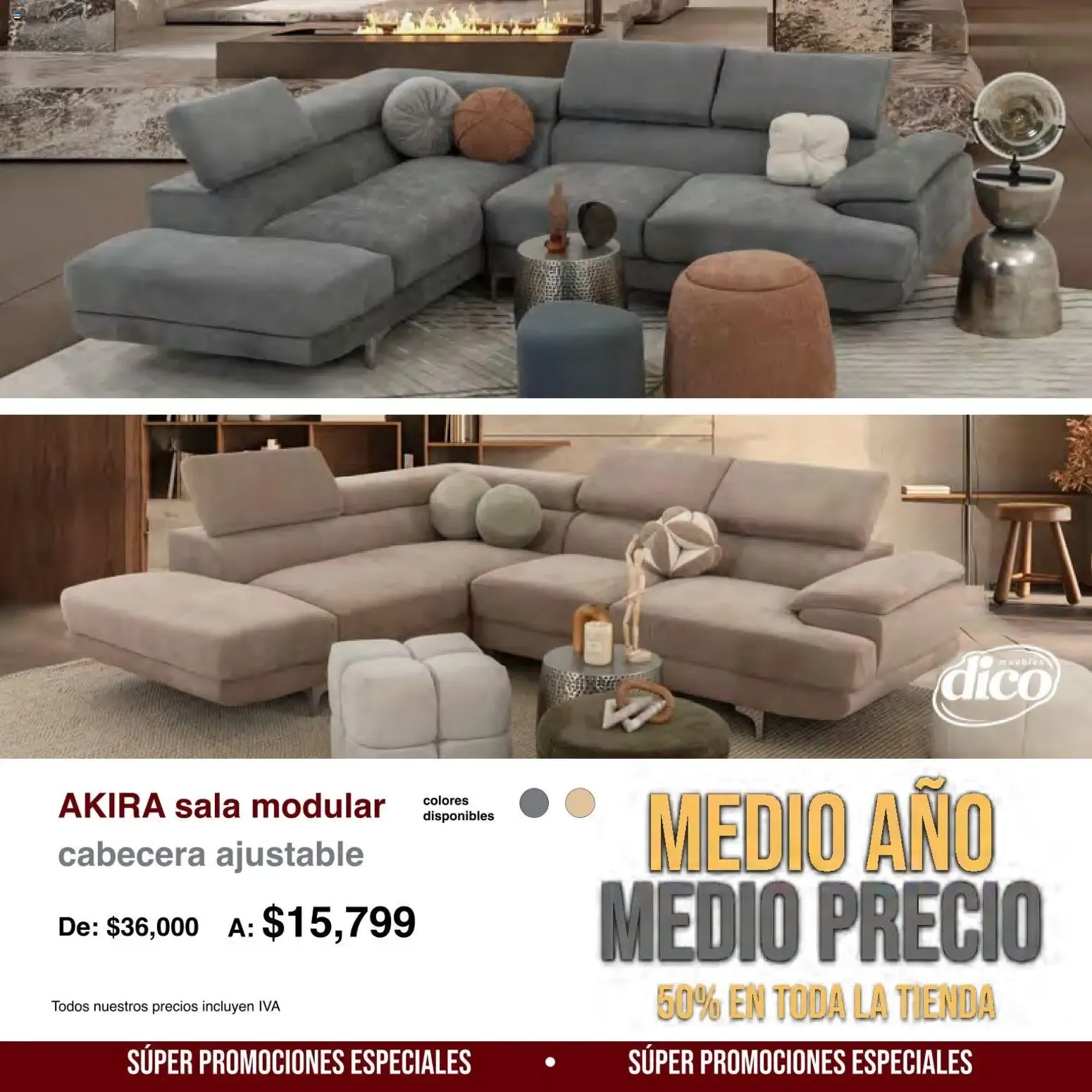 Catálogo de Muebles Dico catálogo Medio año, medio precio (01/08/2026 - 31/08/2026) - catálogo en línea 1 de agosto al 31 de agosto 2026 - Pagina 3