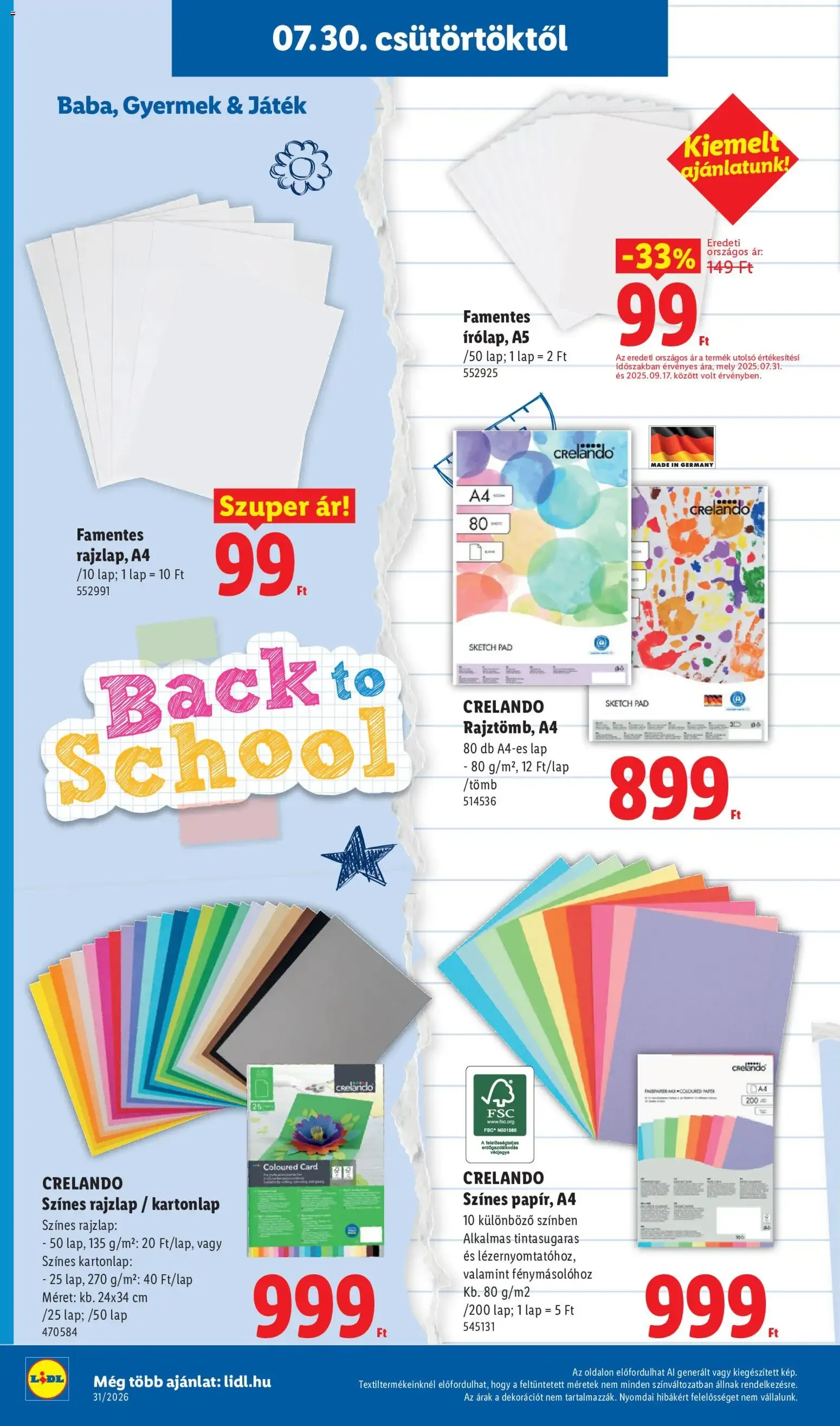 Katalógus Lidl Iskolakezdési - 2026.07.30. -tól/töl > akció, lapozható szórólap 🛍️ július 30.-tól augusztus 31.-ig 2026. - Oldal 10