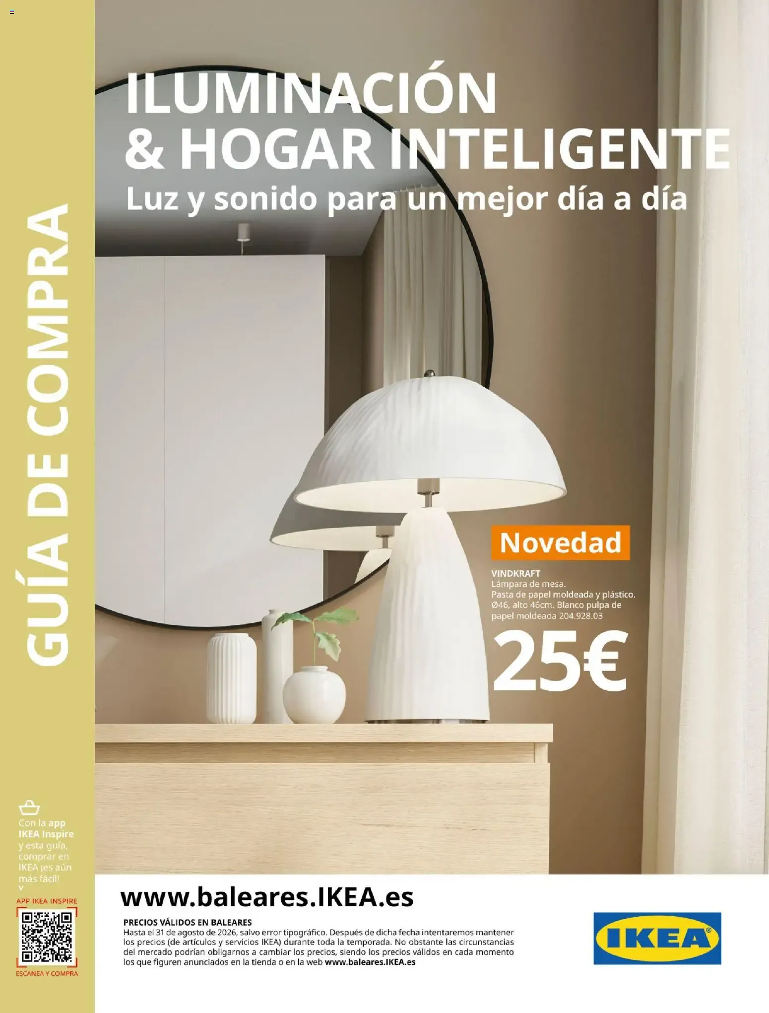 Catálogo de Catálogo IKEA Iluminación y hogar inteligente del 06/03/2026 6 de marzo al 31 de agosto 2026 - Página 1