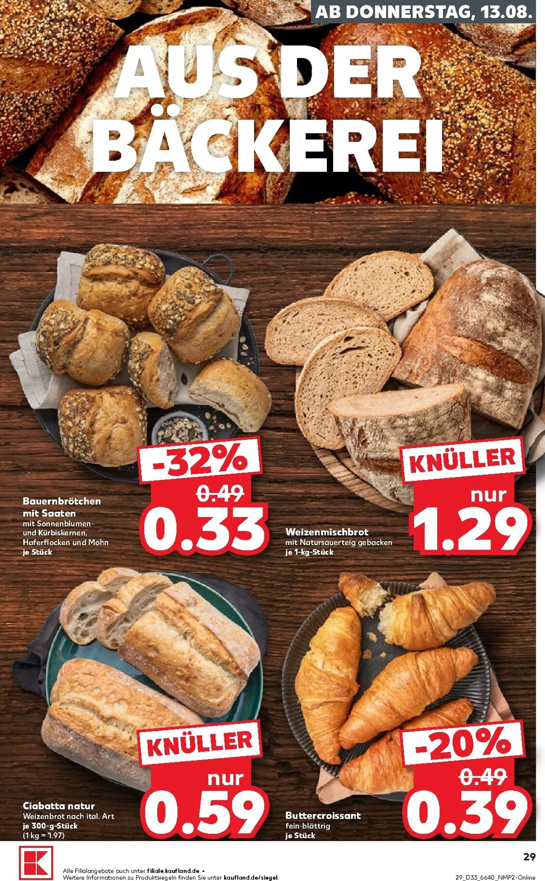 Neuer Kaufland Prospekt – von Donnerstag 13.08.2026 bis Mittwoch 19.08.2026 von 13. August bis 19. August 2026 - Prospekt seite 29