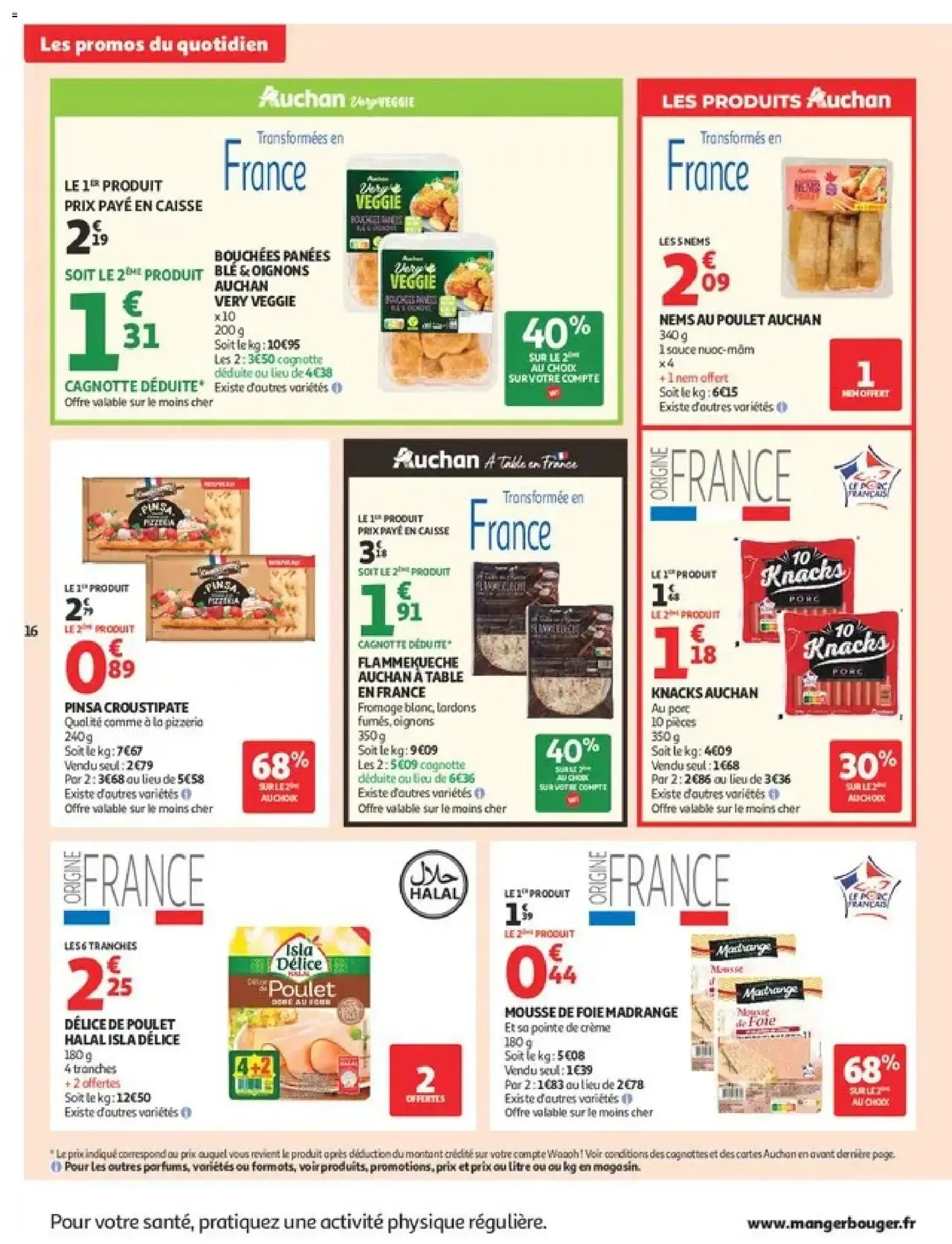 Auchan - Offres du moment du 28 juillet au 8 août 2026 - Catalogue page 16