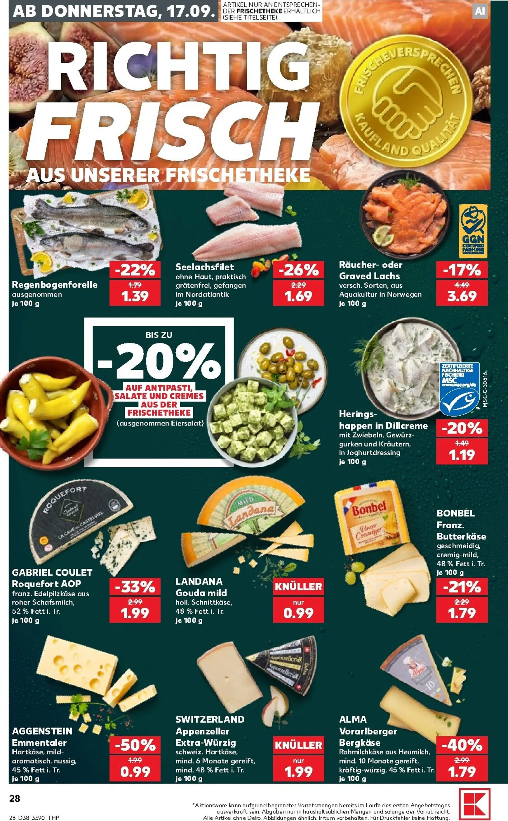 Neuer Kaufland Prospekt – von Donnerstag 17.09.2026 bis Mittwoch 23.09.2026 von 17. September bis 23. September 2026 - Prospekt seite 29