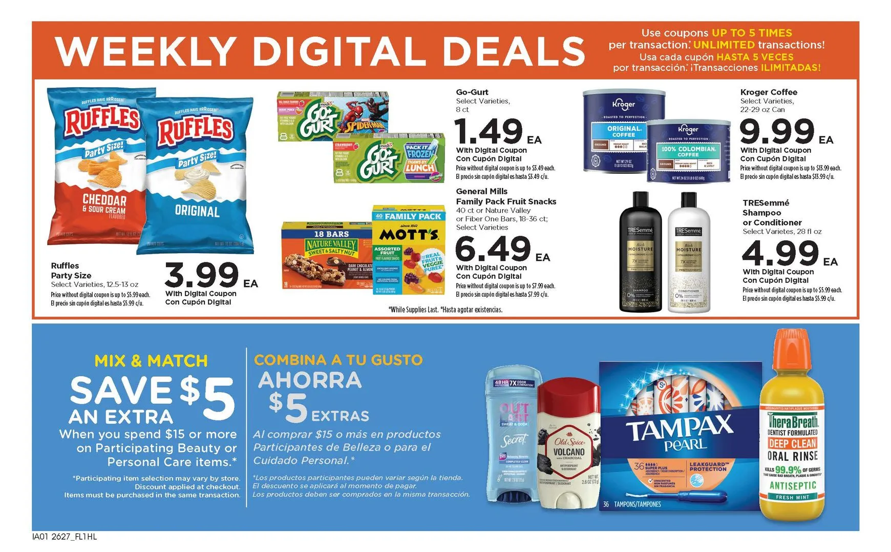 Weekly ad Current Food 4 Less leaflet valid from Wednesday 08/05/2026 to Tuesday 08/11/2026 from August 5 to August 11 2026 - Page 3