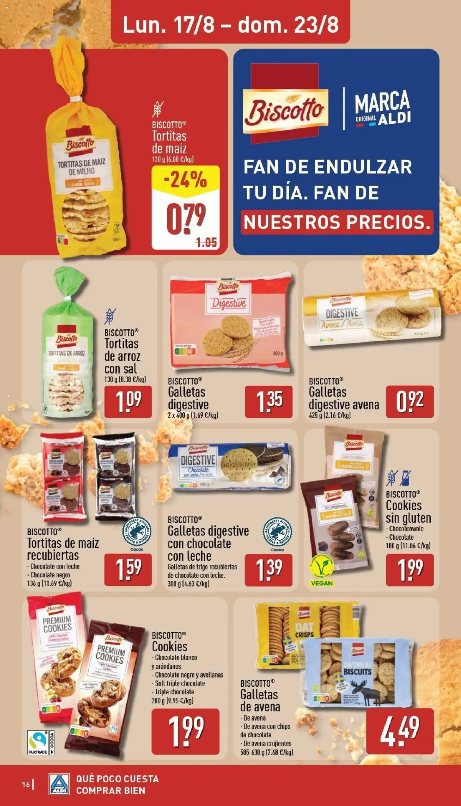 Catálogo de Aldi: Frescura a precios para tirarse a la piscina 17 de agosto al 23 de agosto 2026 - Página 16