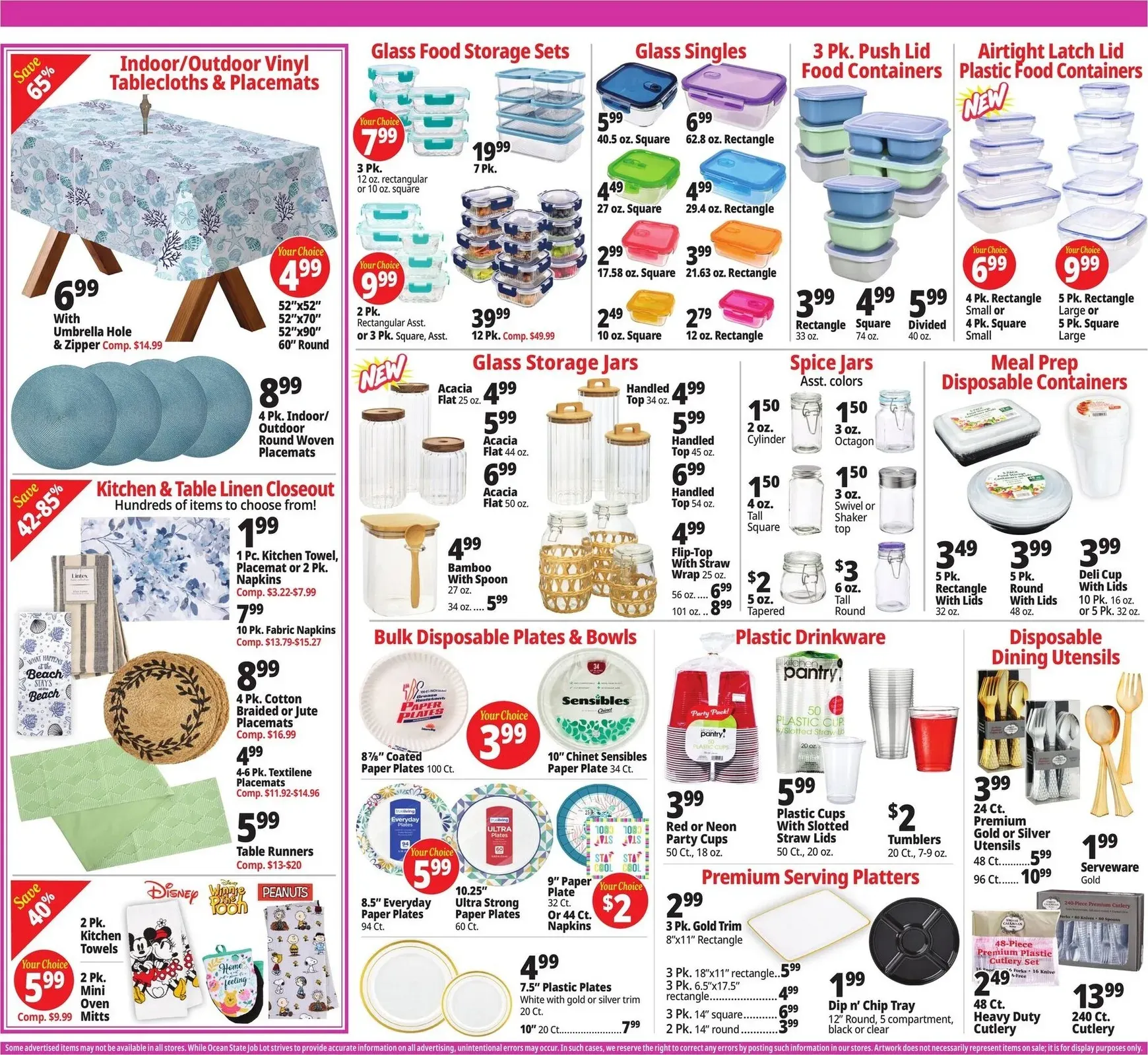 Weekly ad Current Ocean State Job Lot leaflet valid from Thursday 08/06/2026 to Wednesday 08/12/2026 from August 6 to August 12 2026 - Page 14
