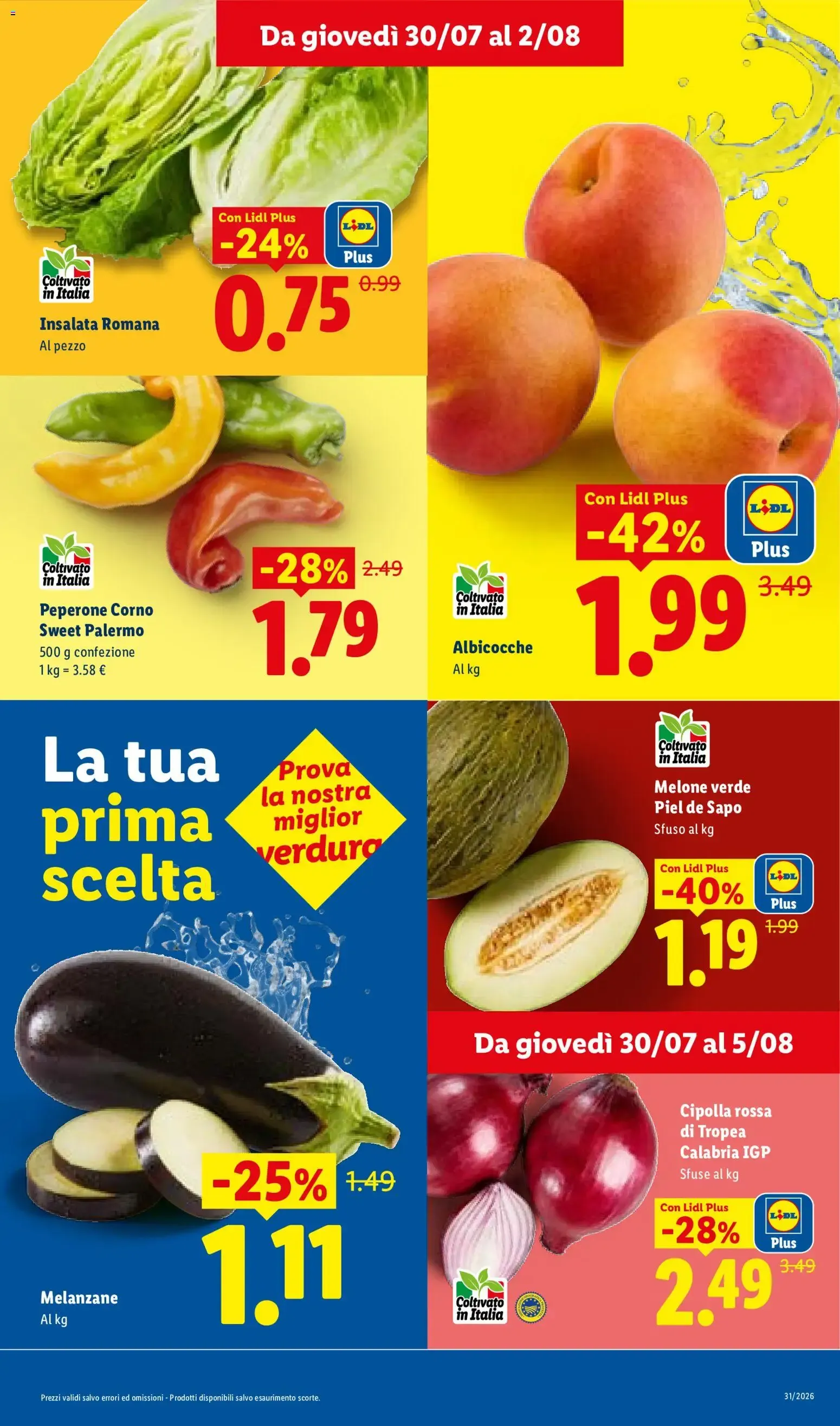 LIDL: L'estate del risparmio da 30 luglio a 5 agosto di 2026 - Pagina del volantino 5
