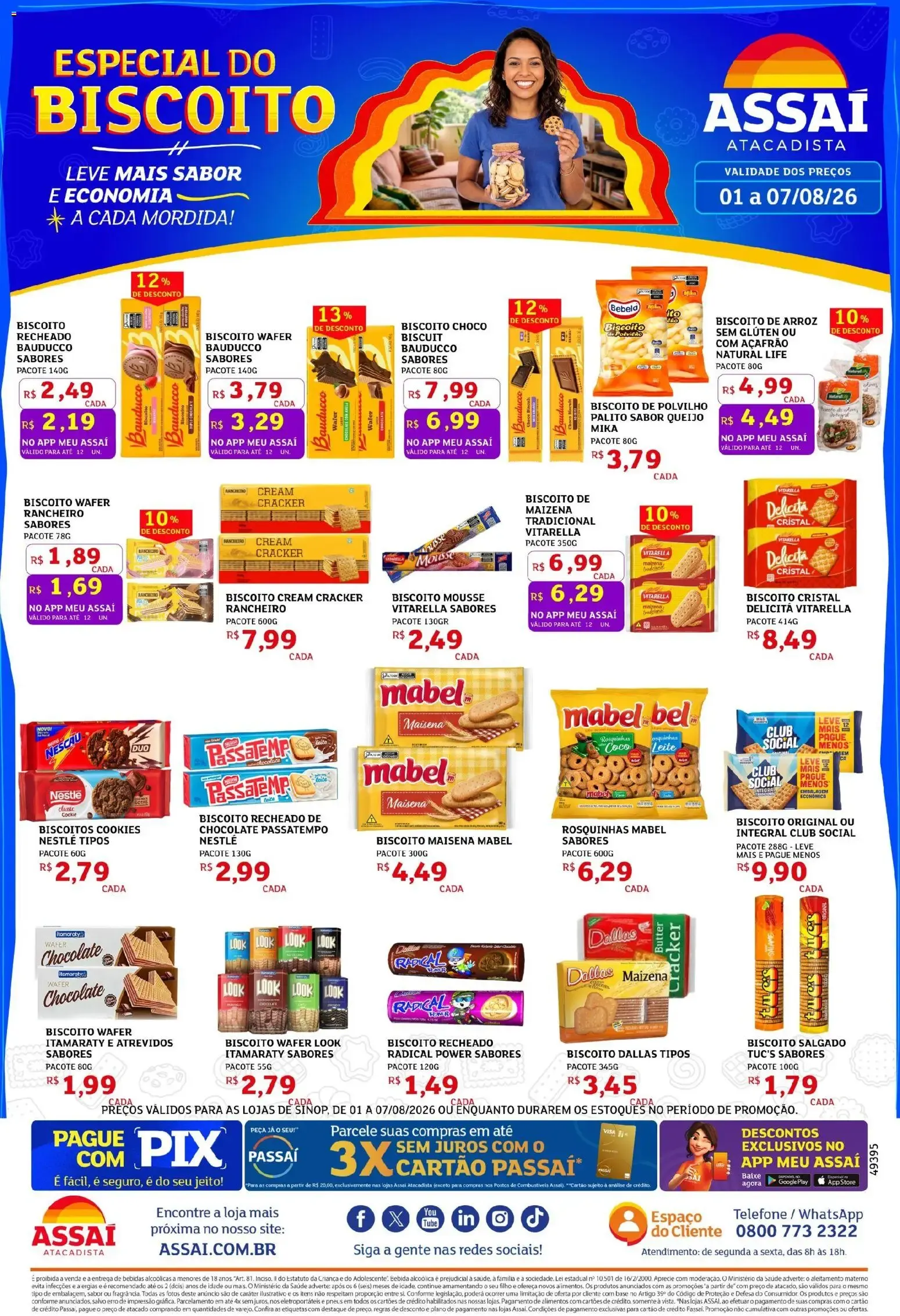 Encarte de Especial do Biscoito 1 de agosto até 7 de agosto 2026 - Pagina 1
