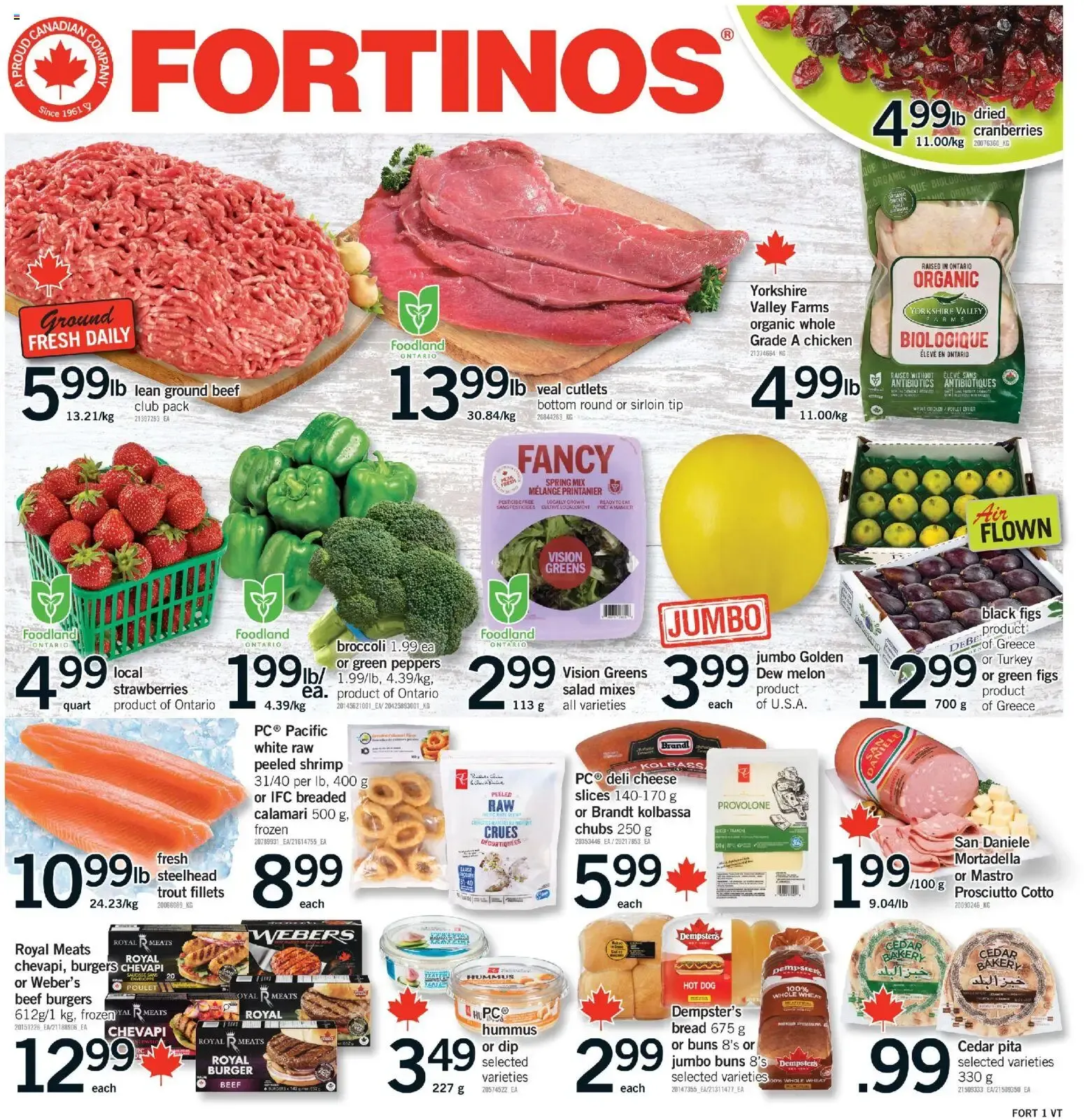 Fortinos weekly flyer from August 20 to August 26 2026 - flyer page 1