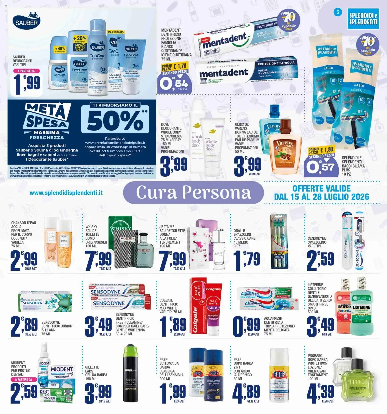 Splendidi e Splendenti volantino dal 15/07/2026 - online Offerte da 15 luglio a 28 luglio di 2026 - Pagina del volantino 5