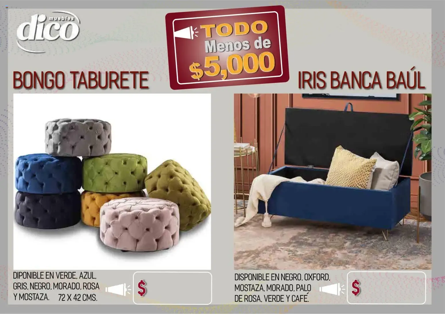 Catálogo de Muebles Dico - Todo Menos de $5,000 9 de abril al 31 de diciembre 2026 - Pagina 53