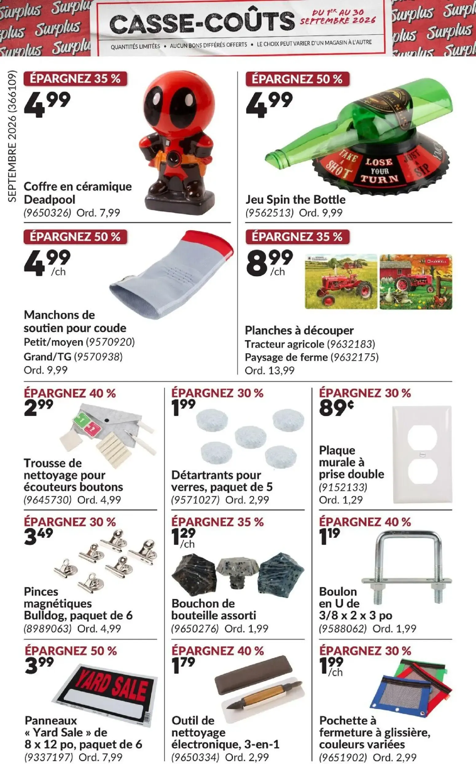 Princess Auto Casse-Coûts from September 1 to September 30 2026 - flyer page 14