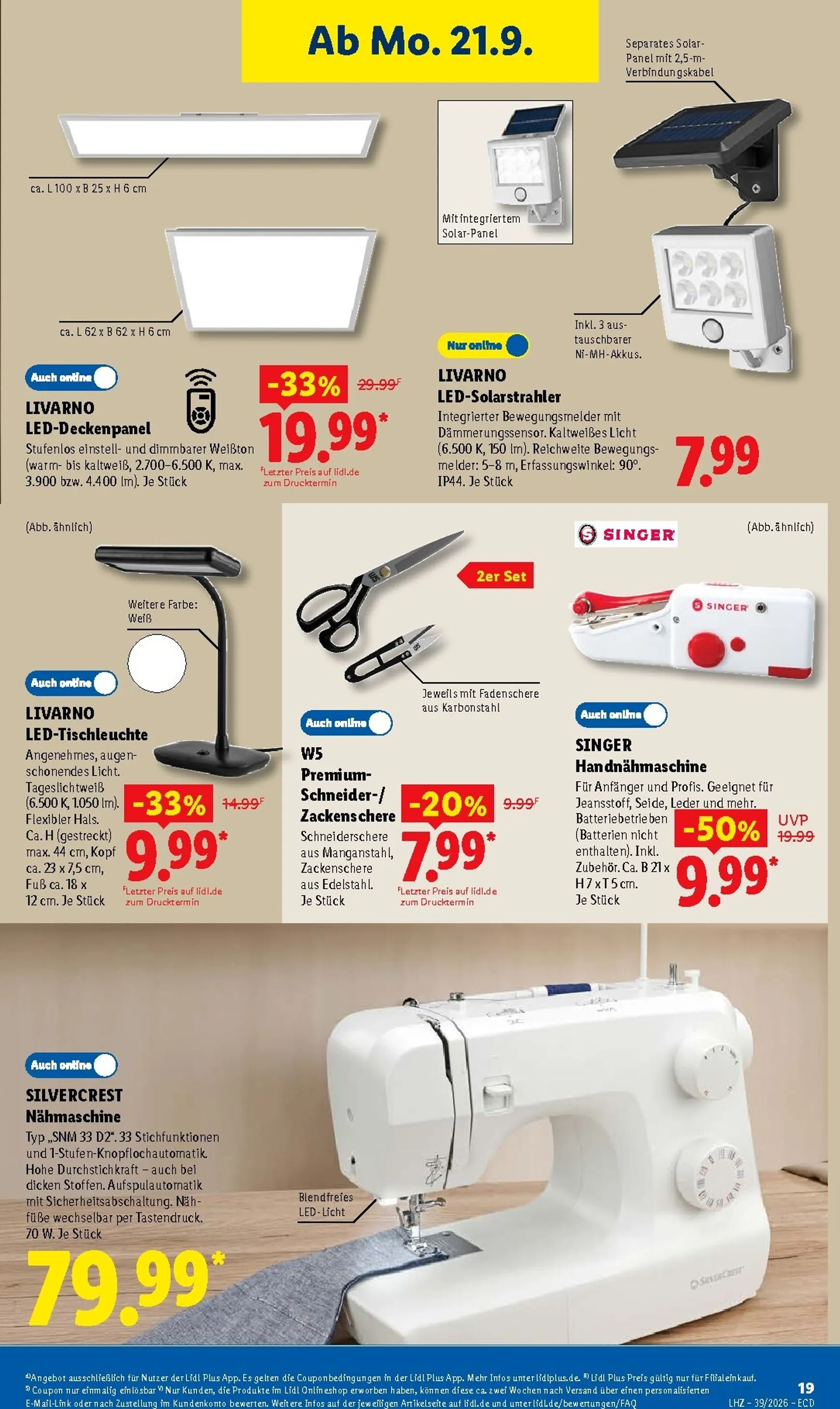 Lidl Prospekt nächste Woche – von Montag 21.09.2026 bis Samstag 26.09.2026 von 21. September bis 26. September 2026 - Prospekt seite 34