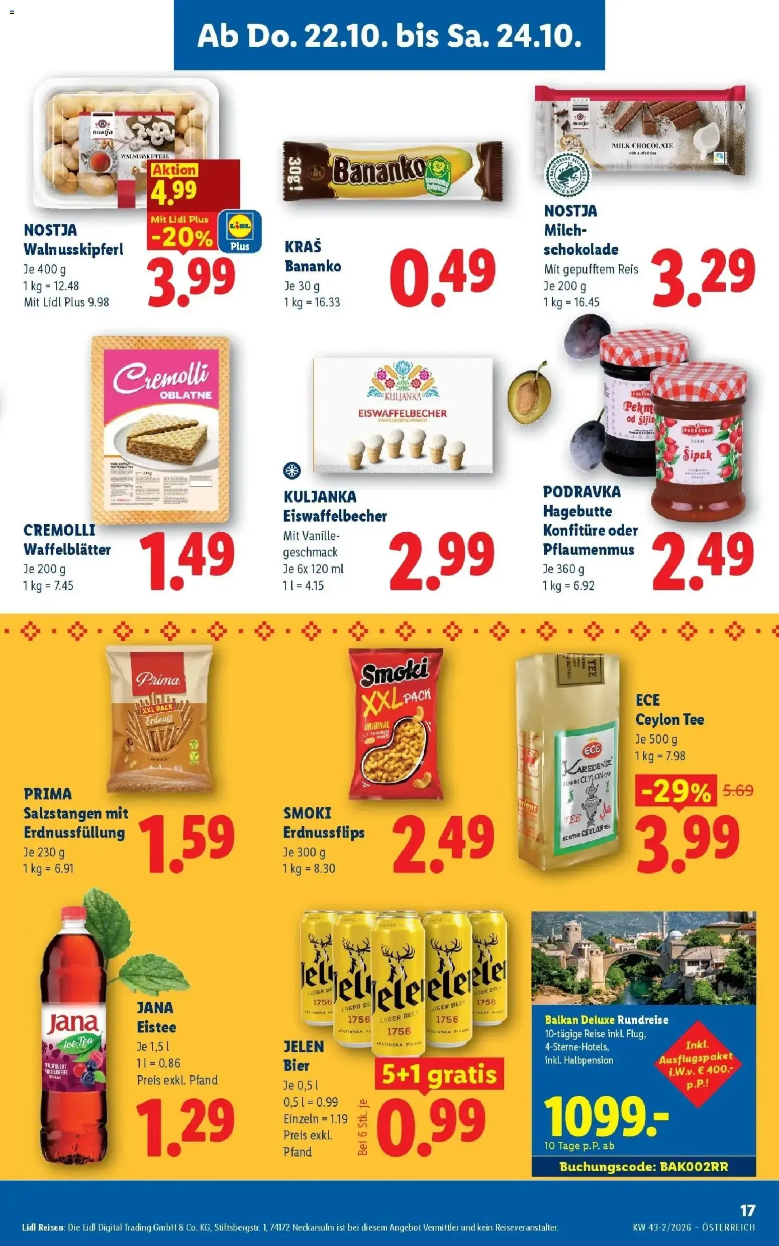 Lidl Flugblatt - Wien ab 18.10.2026 - Angebote ab donnerstag von 22. Oktober bis 24. Oktober 2026 - Flugblätt seite  19