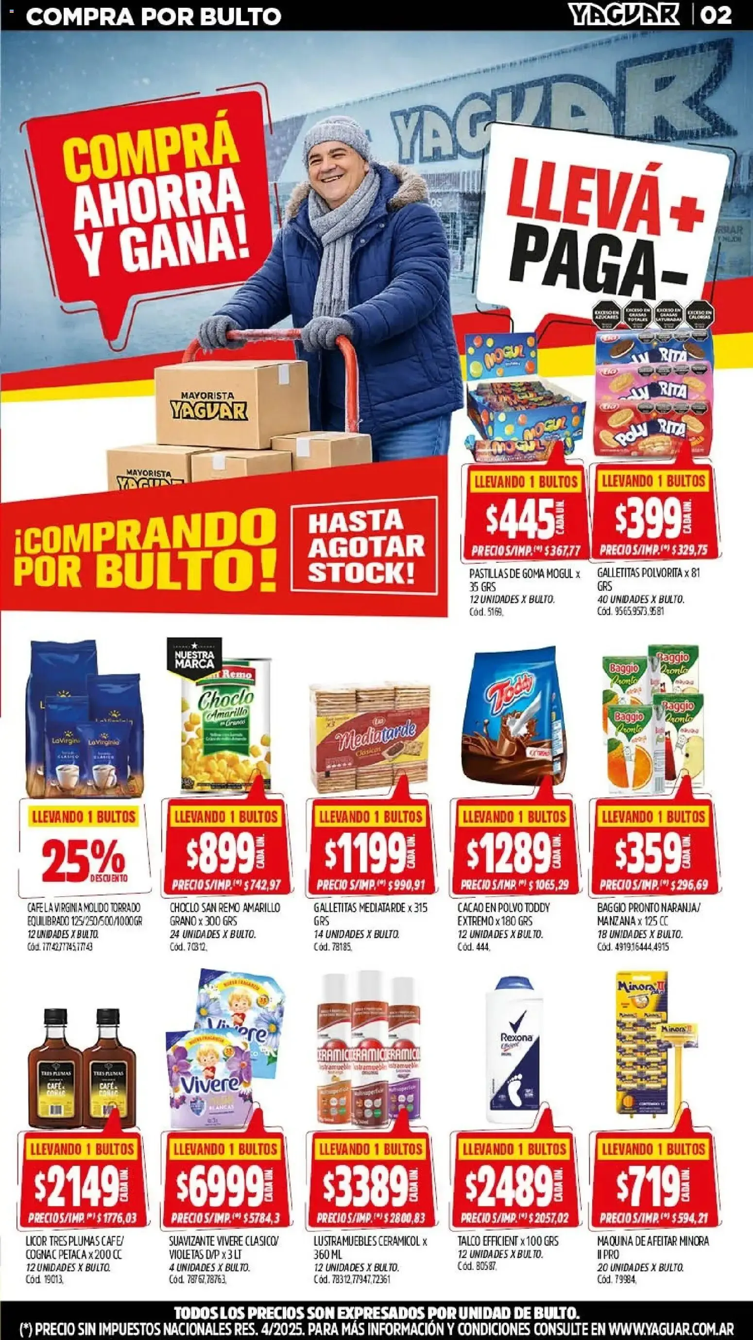 Ofertas de Mayorista Yaguar - Precios Bajo Cero 27 de julio al 2 de agosto 2026 - Página 2 del catálogo