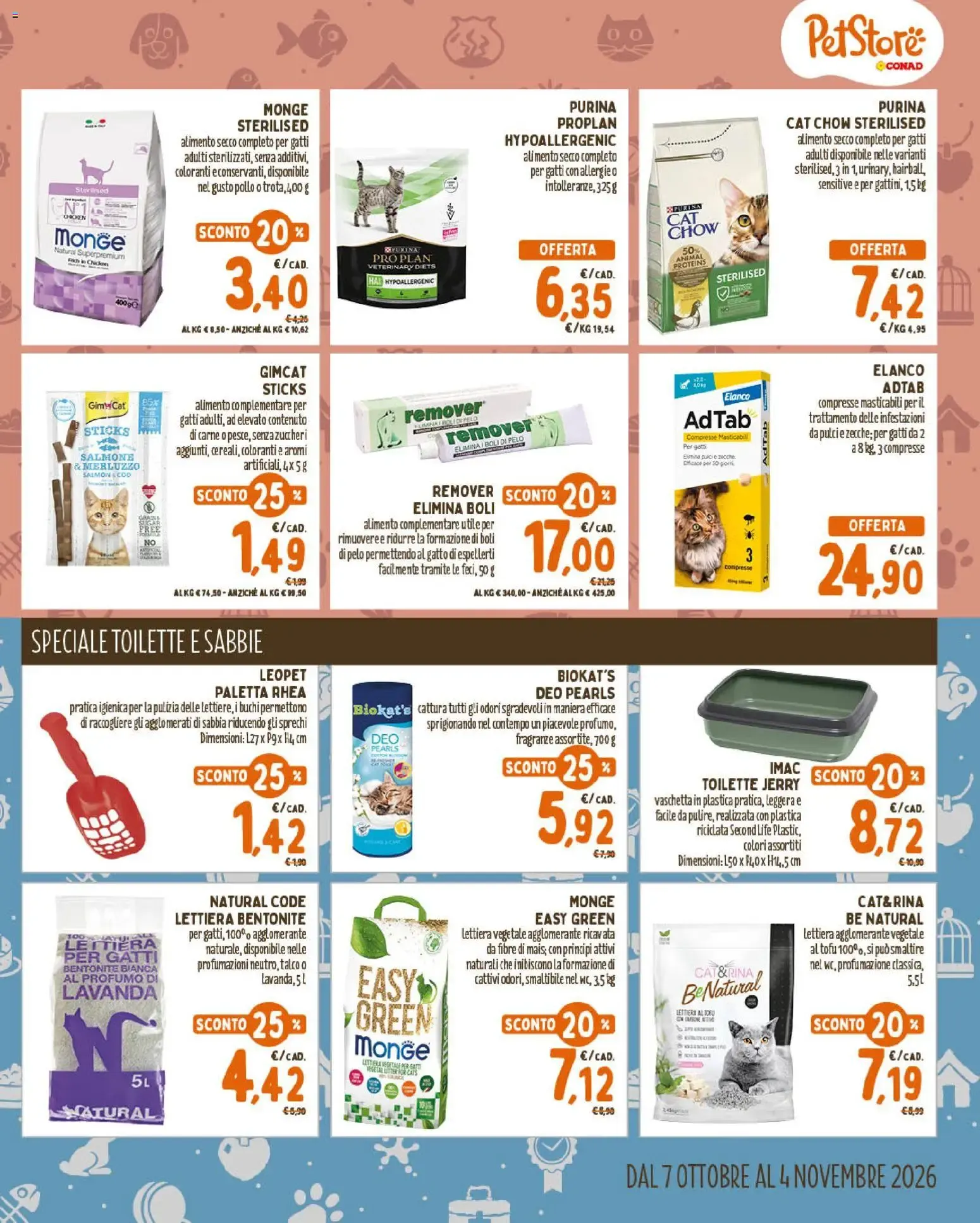 PetStore CONAD da 7 ottobre a 4 novembre di 2026 - Pagina del volantino 5