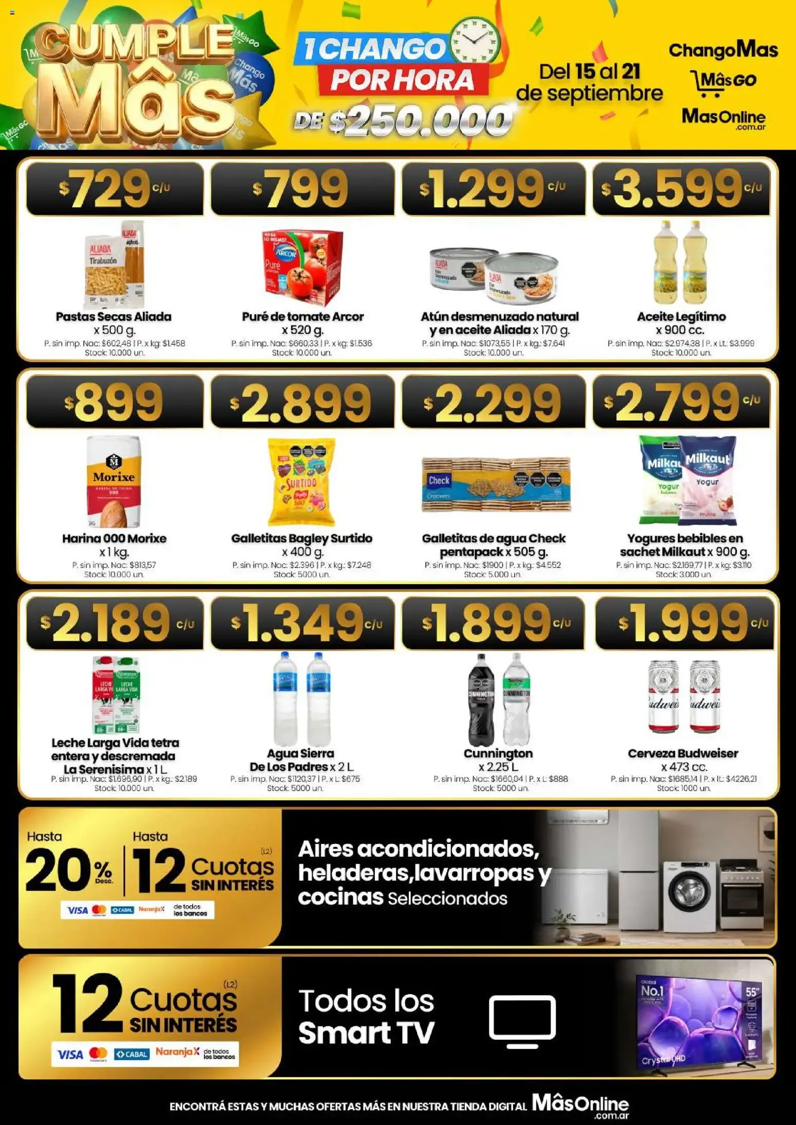 Ofertas de Changomas Ofertas || del 15/09/2026 - 21/09/2026 || Catálogo 15 de septiembre al 21 de septiembre 2026 - Página 1 del catálogo