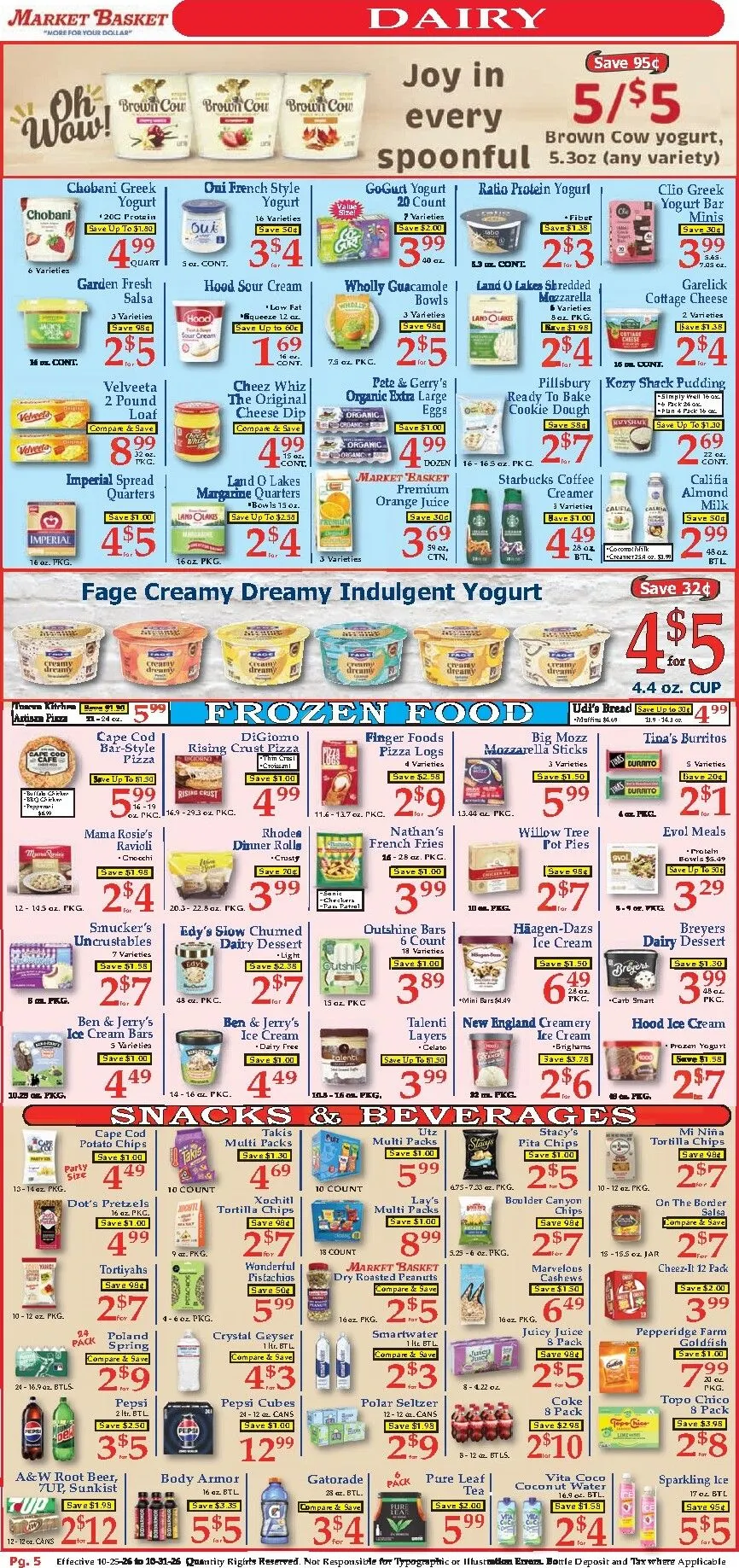 Weekly ad Current Market Basket leaflet valid from Sunday 10/25/2026 to Saturday 10/31/2026 from October 25 to October 31 2026 - Page 5