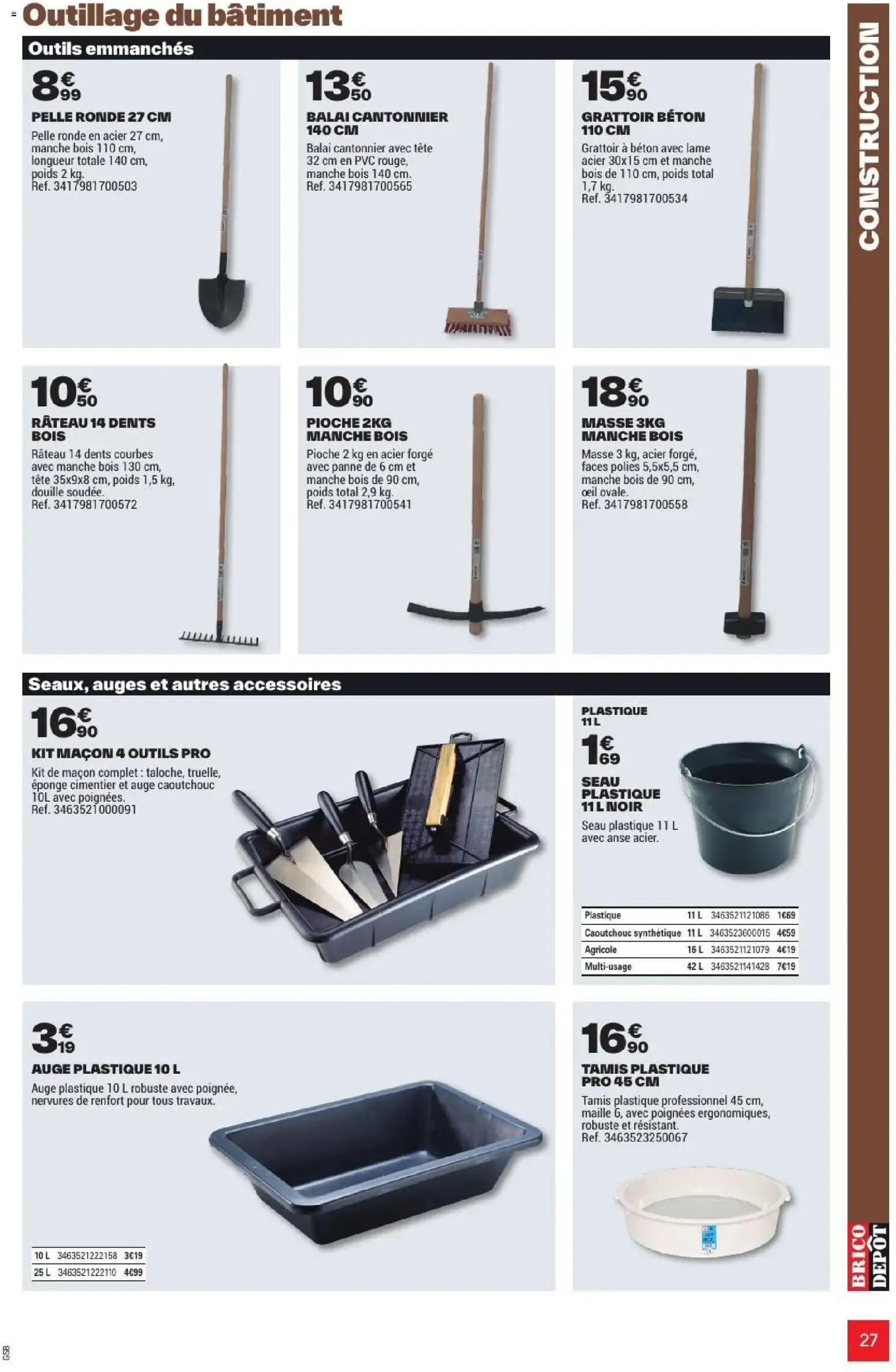 L'OFFICIEL DU BRICOLAGE - Automne du 17 septembre au 1 octobre 2026 - Catalogue page 27