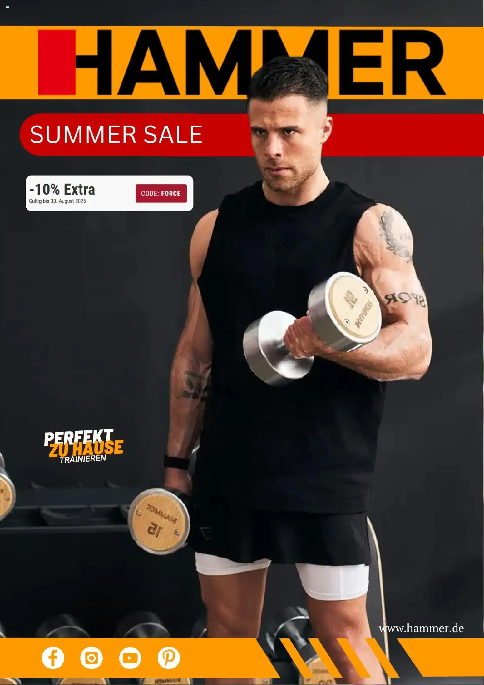 Hammer Summer Sale von 25. August bis 30. August 2026 - Prospekt seite 1