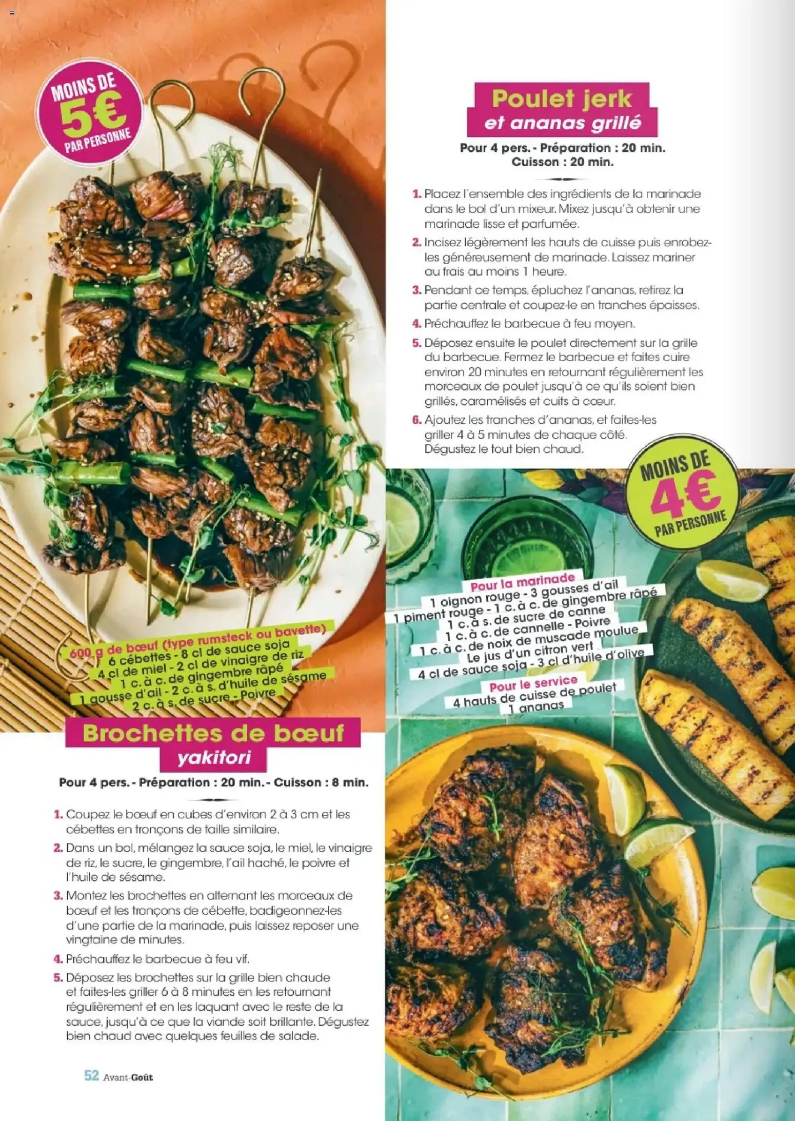 Avant-Gout Grand Frais - Été 2026 du 30 septembre au 31 octobre 2026 - Catalogue page 52