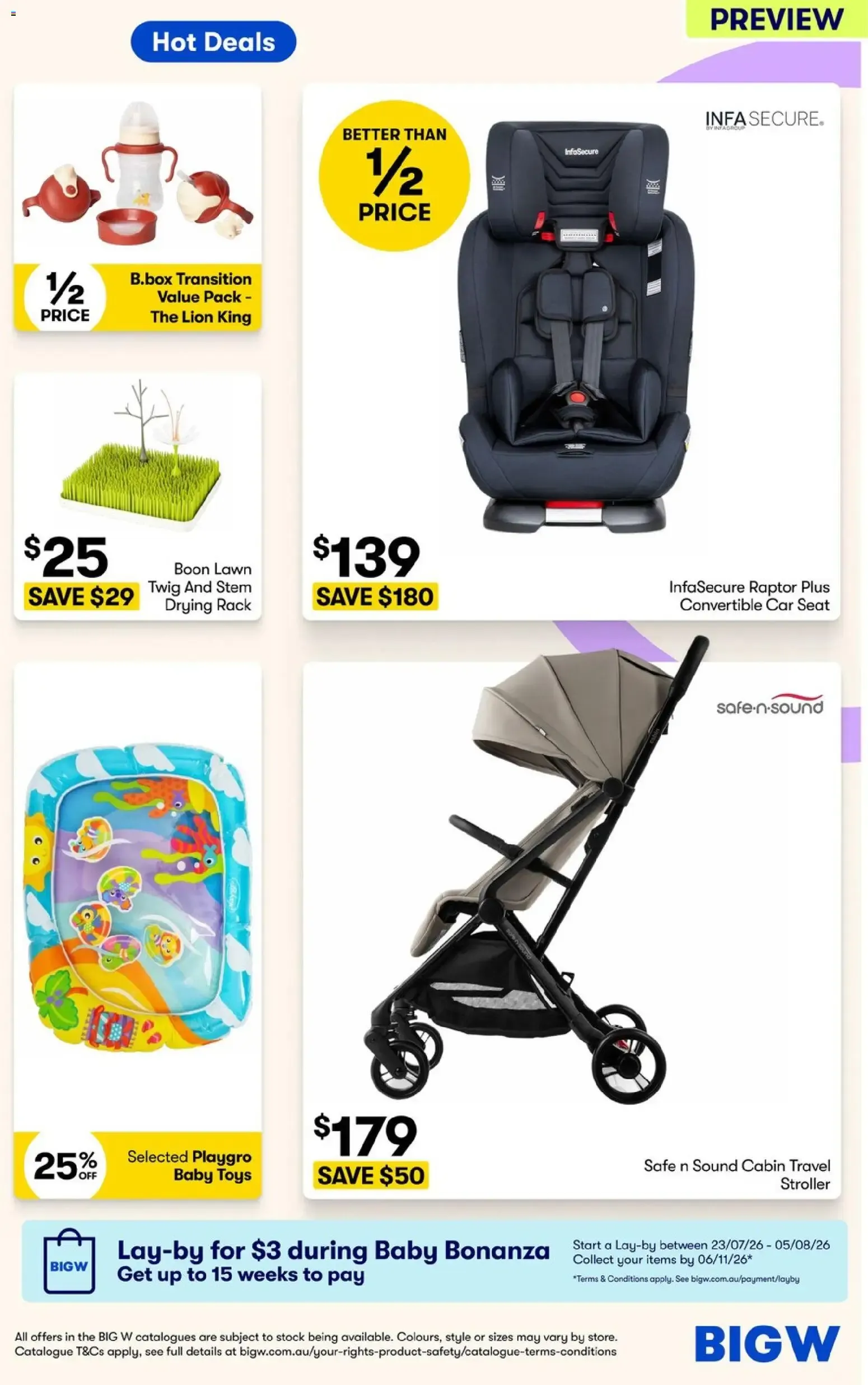 BIG W Baby Bonanza - Catalogue valid from 23 July to 6 August 2026 - page 3