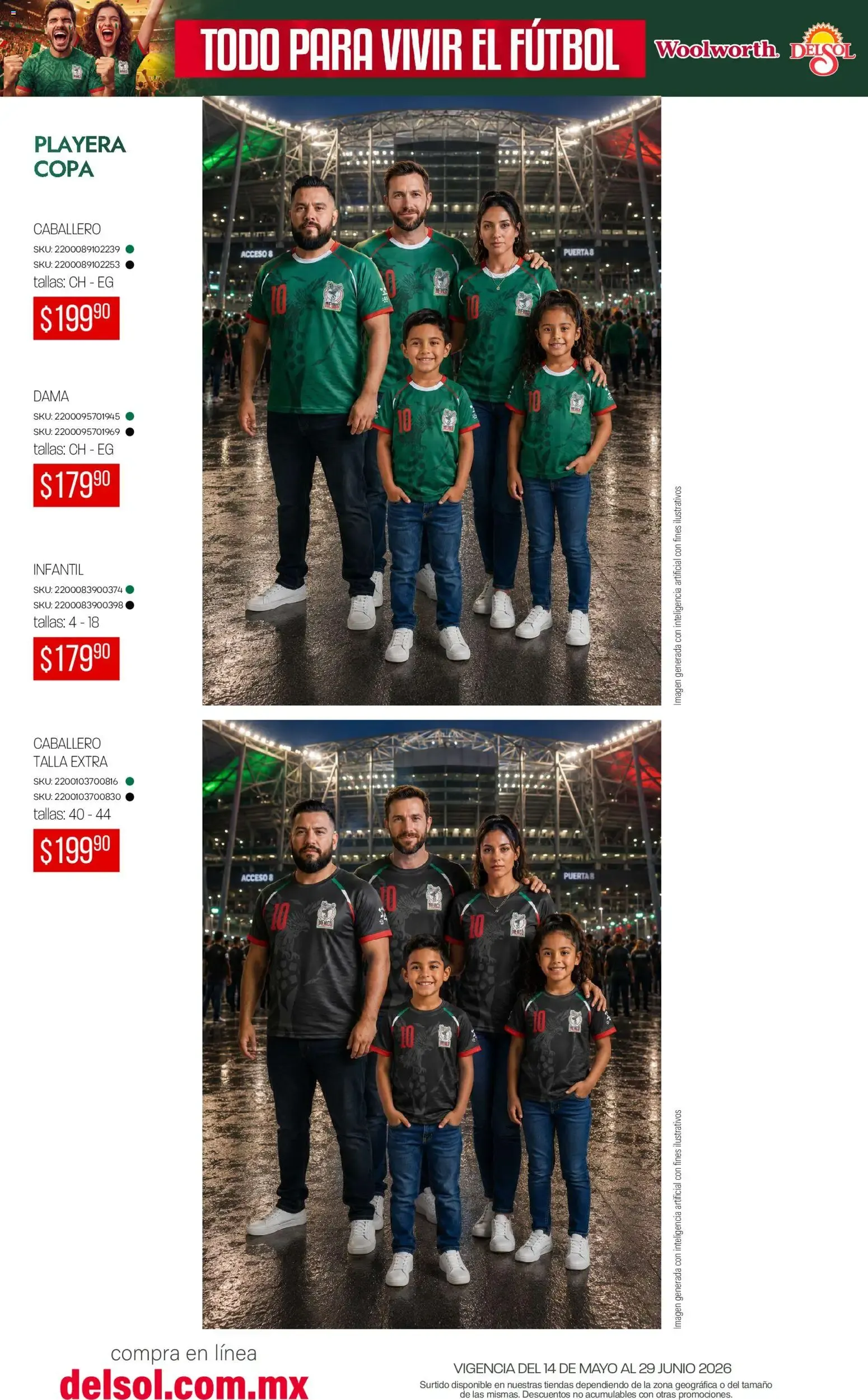 Catálogo de Del Sol y Woolworth catálogo Todo para vivir el fútbol (14/05/2026 - 29/06/2026) - catálogo en línea 14 de mayo al 29 de junio 2026 - Pagina 25