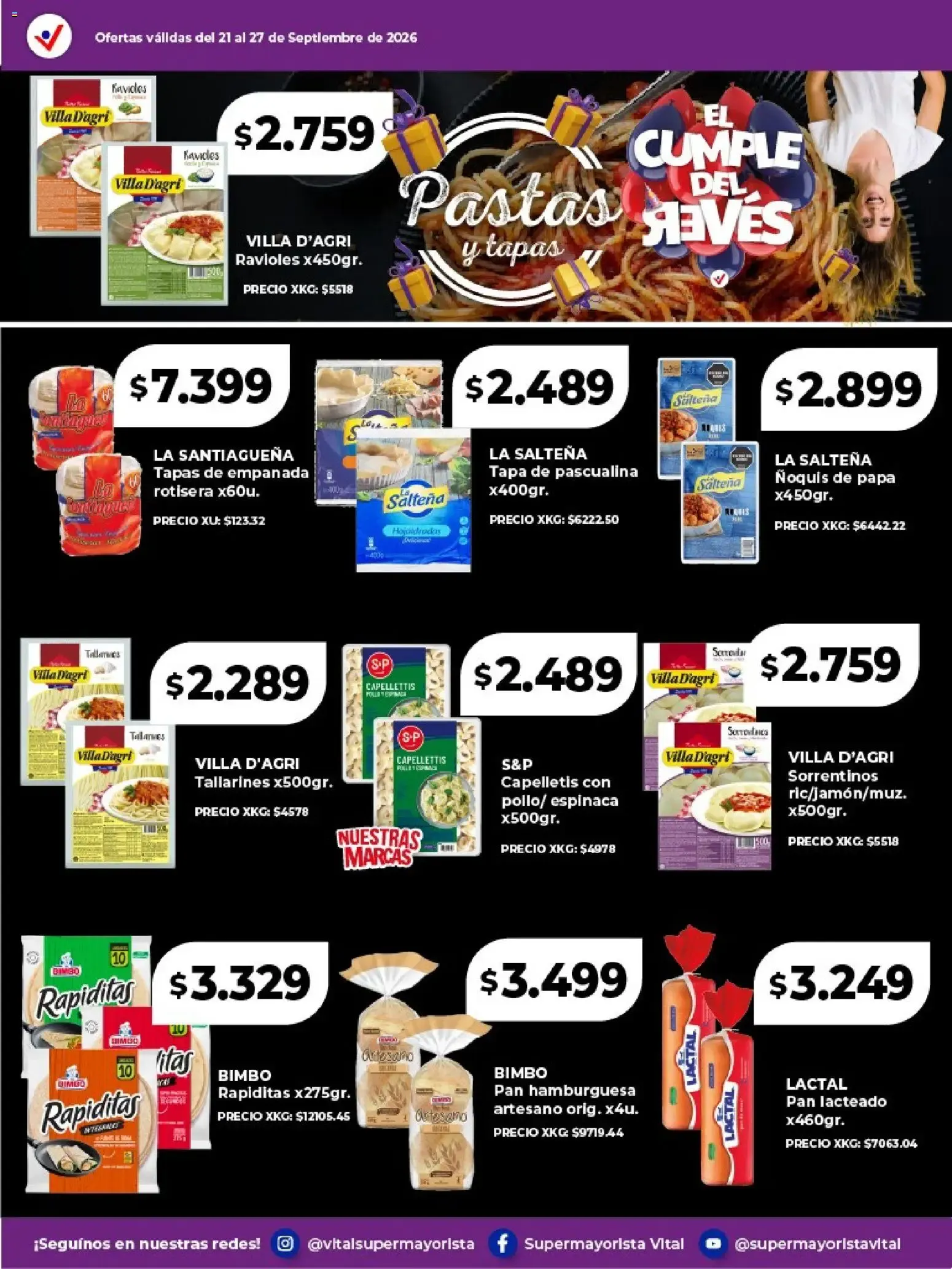 Ofertas de Vital - El Cumple del Jueves: Frescos a la Mesa 21 de septiembre al 27 de septiembre 2026 - Página 6 del catálogo
