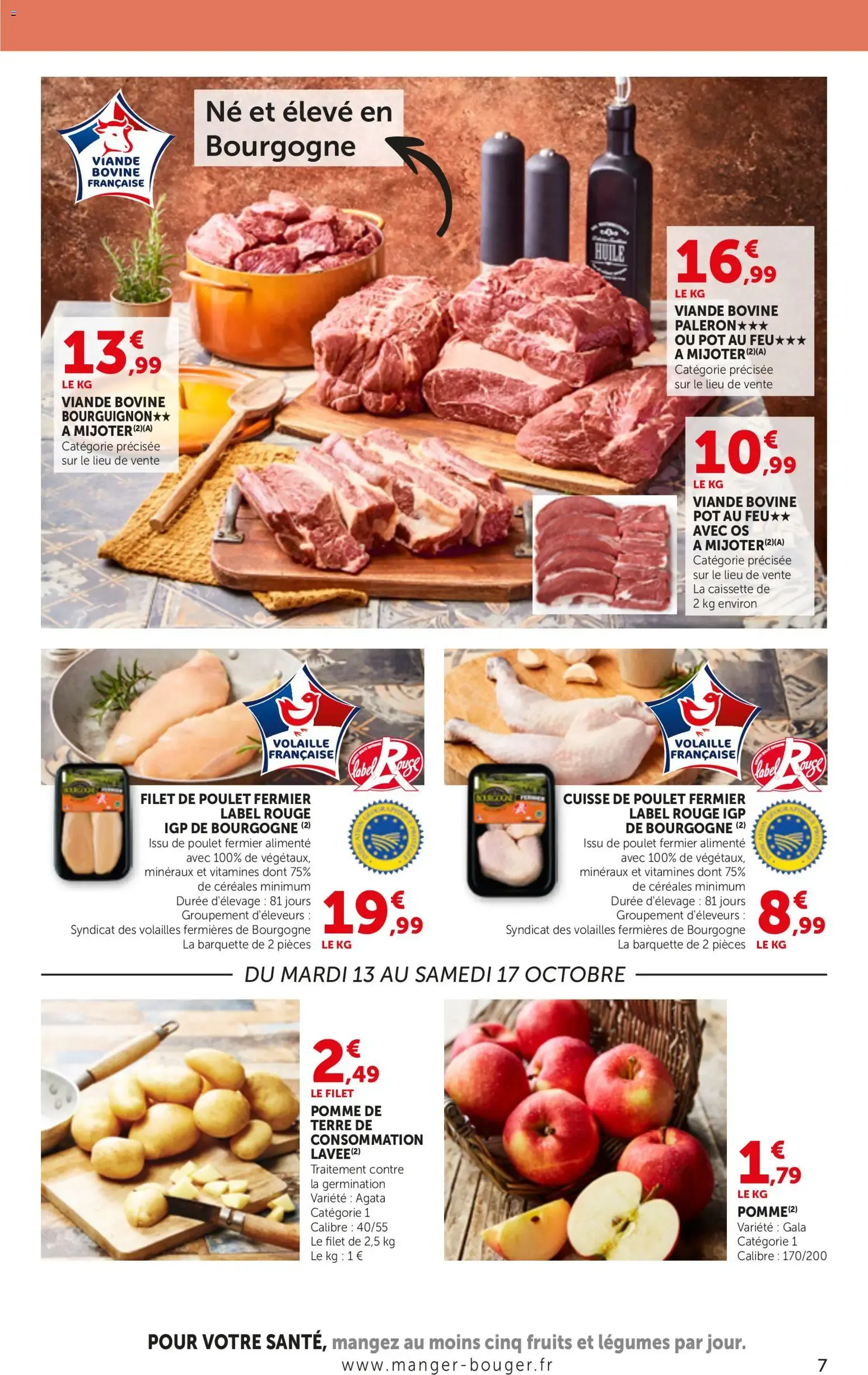 Maxi Marché: Célébrons les Producteurs de chez nous - Bourgogne du 13 octobre au 25 octobre 2026 - Catalogue page 7