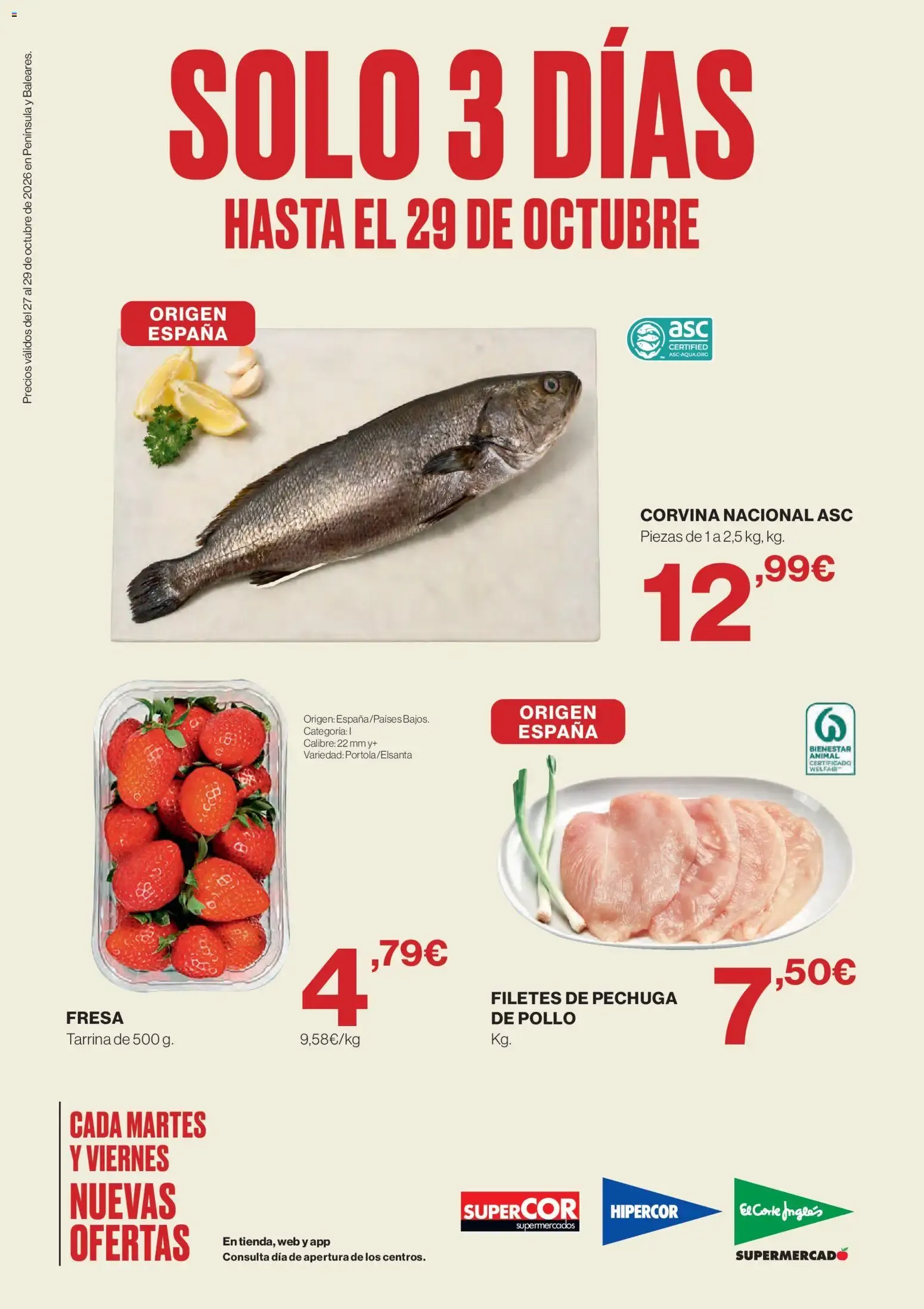 Catálogo de El Corte Inglés solo 3 días 27/10/2026 │Catálogo 27 de octubre al 29 de octubre 2026 - Página 1