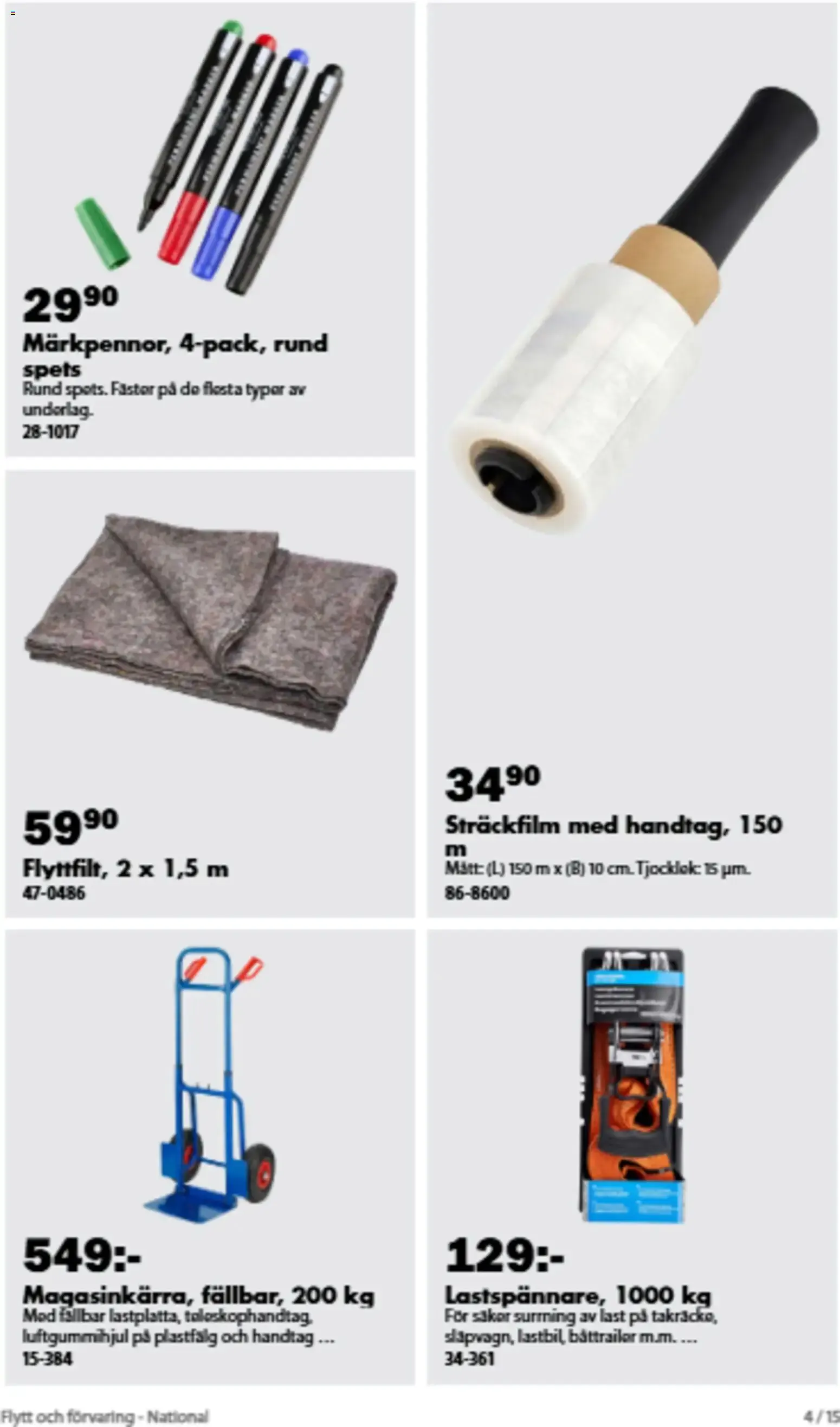Biltema - Allt för flytten! från 14 augusti till 30 september 2026 - Reklamblad sidor 8