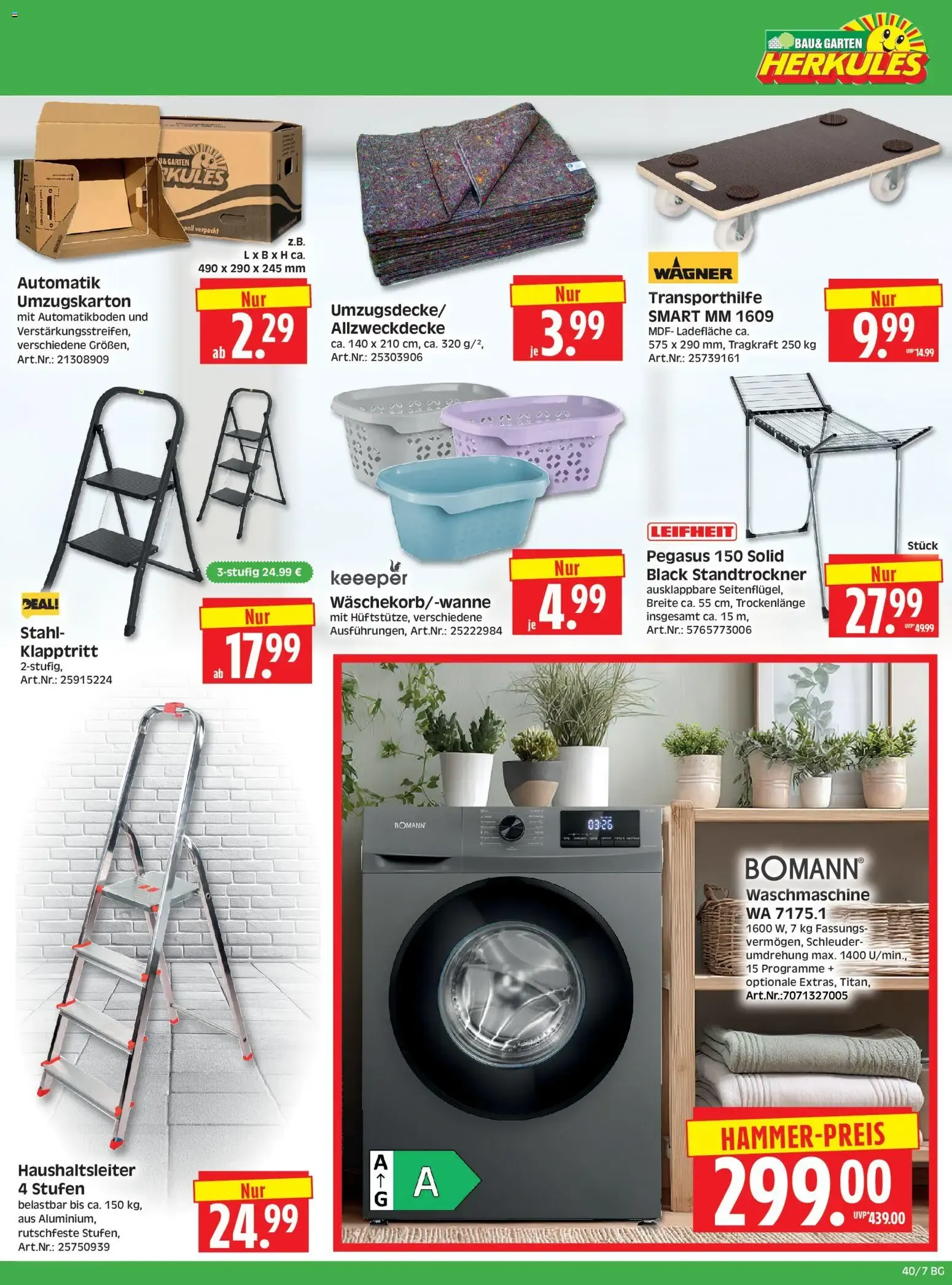 HERKULES Bau & Garten (ab 28.09.2026) zum Blättern von 28. September bis 2. Oktober 2026 - Prospekt seite 7