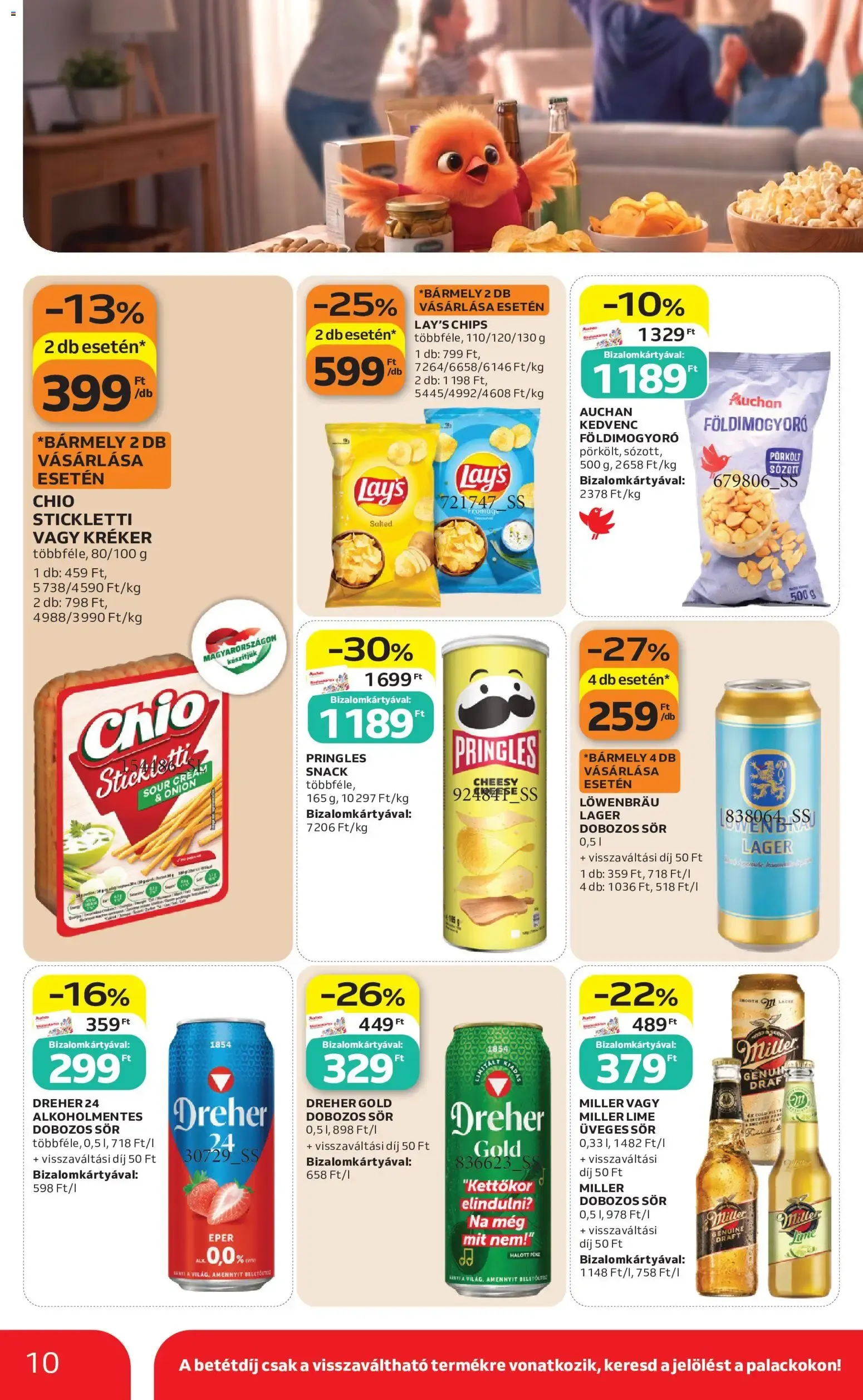 Katalógus Auchan Szupermarket akciós újság - 2026.07.16. -tól/töl > akció, lapozható szórólap 🛍️ július 16.-tól július 22.-ig 2026. - Oldal 10