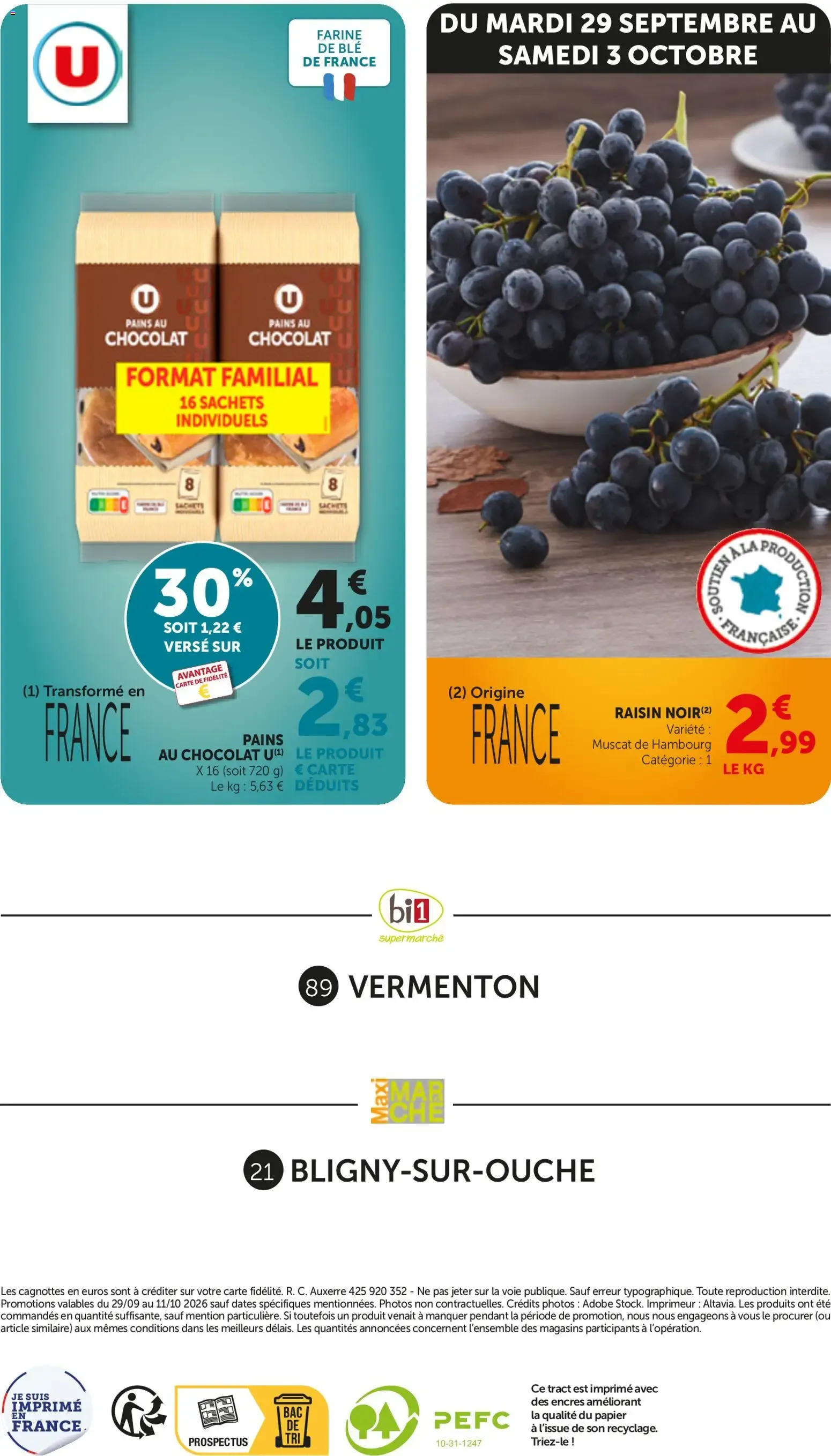 bi1 Catalogue 60% de remise immédiate Maxi marché à partir du 29/09/2026 - promo en ligne du 29 septembre au 11 octobre 2026 - Catalogue page 16