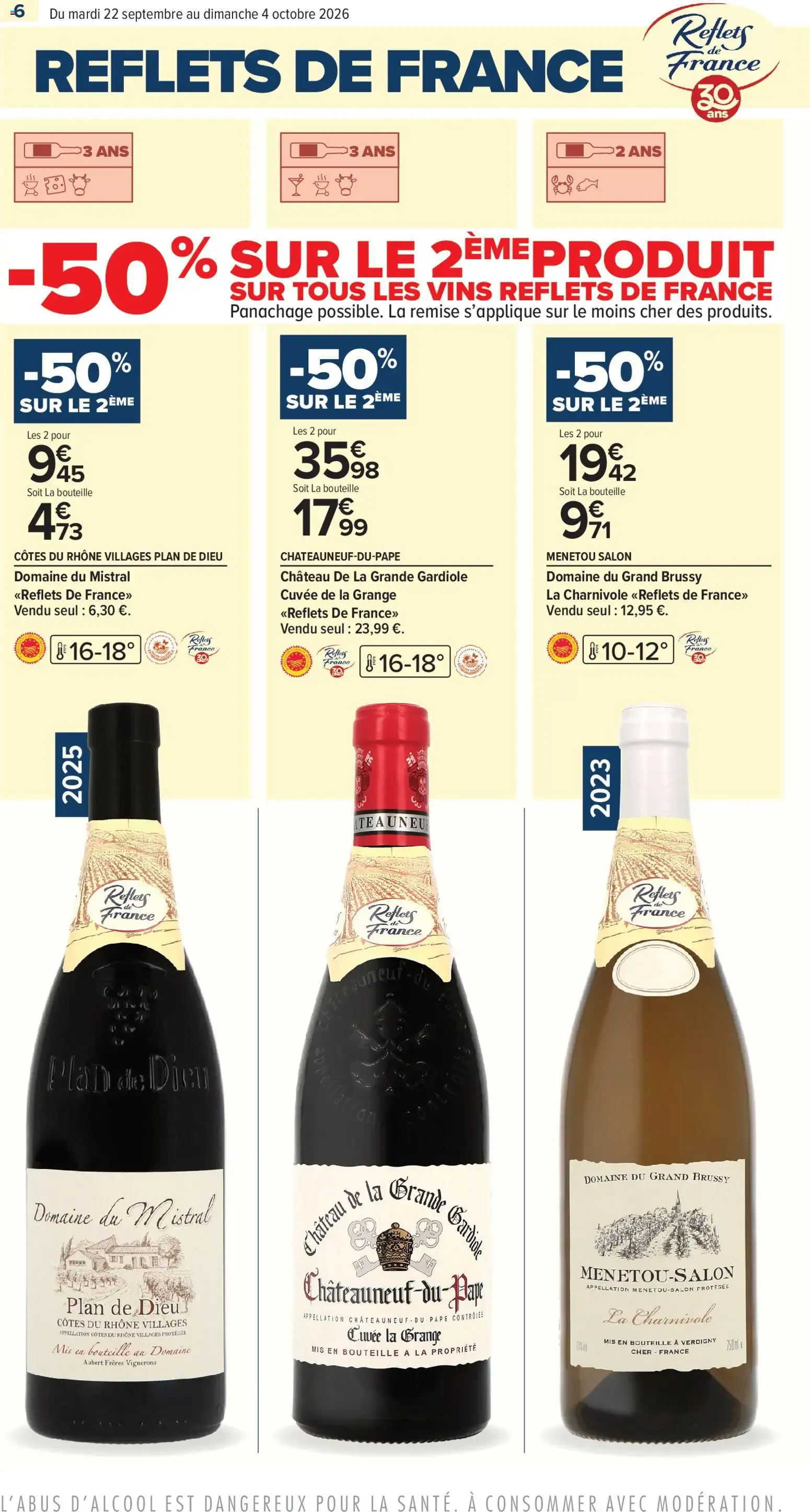 Carrefour contact Foire aux Vins: Le goût des bons plans du 22 septembre au 4 octobre 2026 - Catalogue page 6