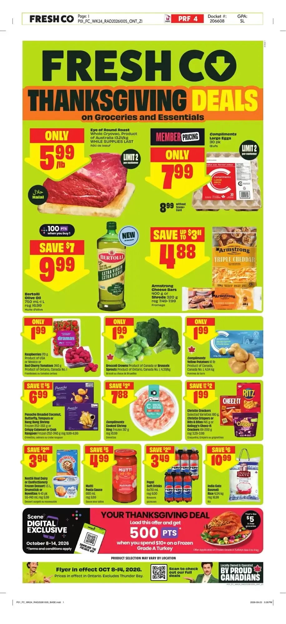 FreshCo Thanksgiving Deals