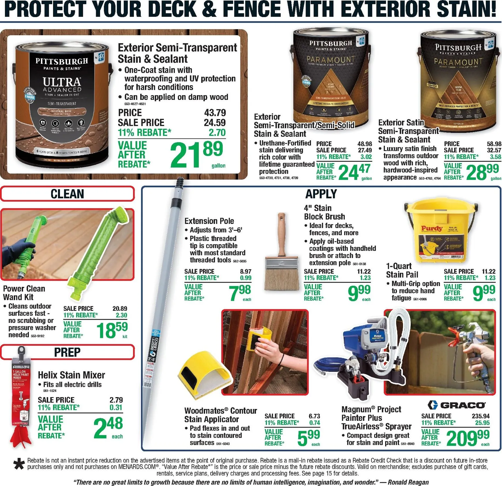 Weekly ad Current Menards - 11% Rebate Sale leaflet valid from Thursday 06/25/2026 to Sunday 07/05/2026 from June 25 to July 5 2026 - Page 8